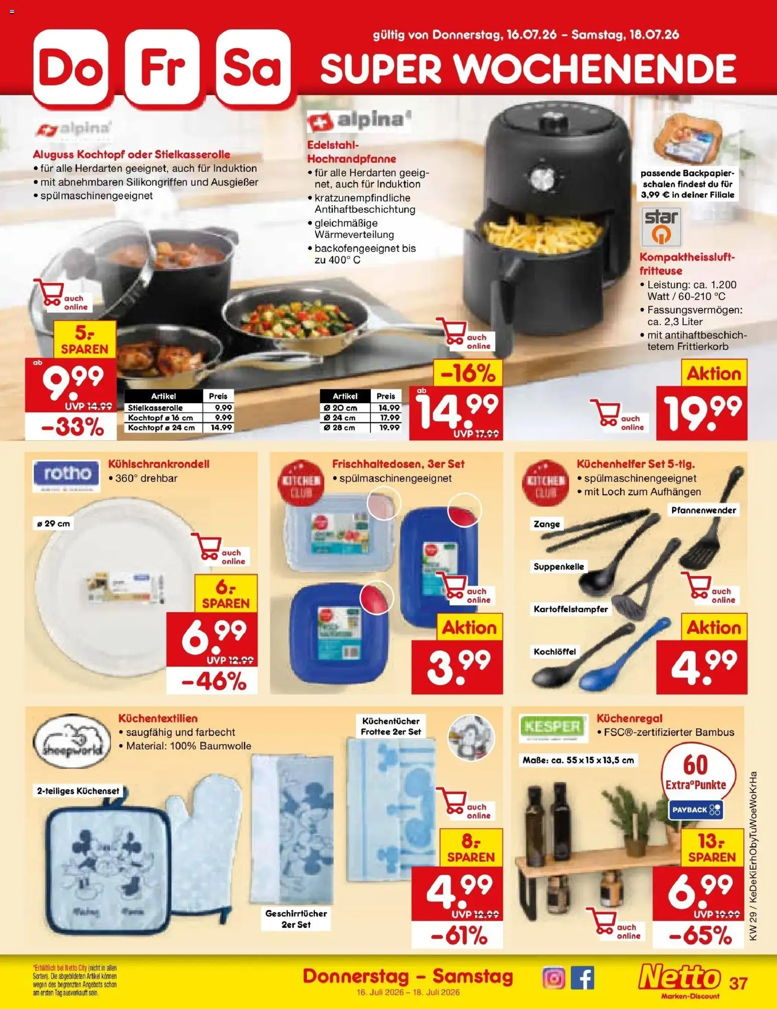 Netto Marken-Discount Prospekt Buttenwiesen – gültig ab 13.07.2026 | Seite: 53 | Produkte: Fritteuse