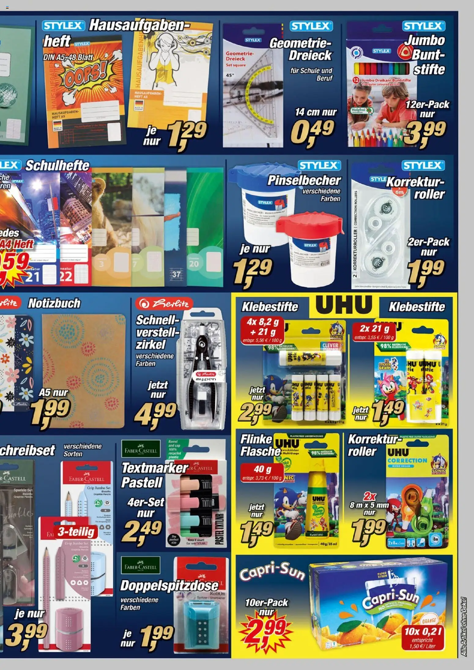 Posten Börse Prospekt – gültig ab 08.08.2026 | Seite: 5 | Produkte: Capri sun, Notizbuch