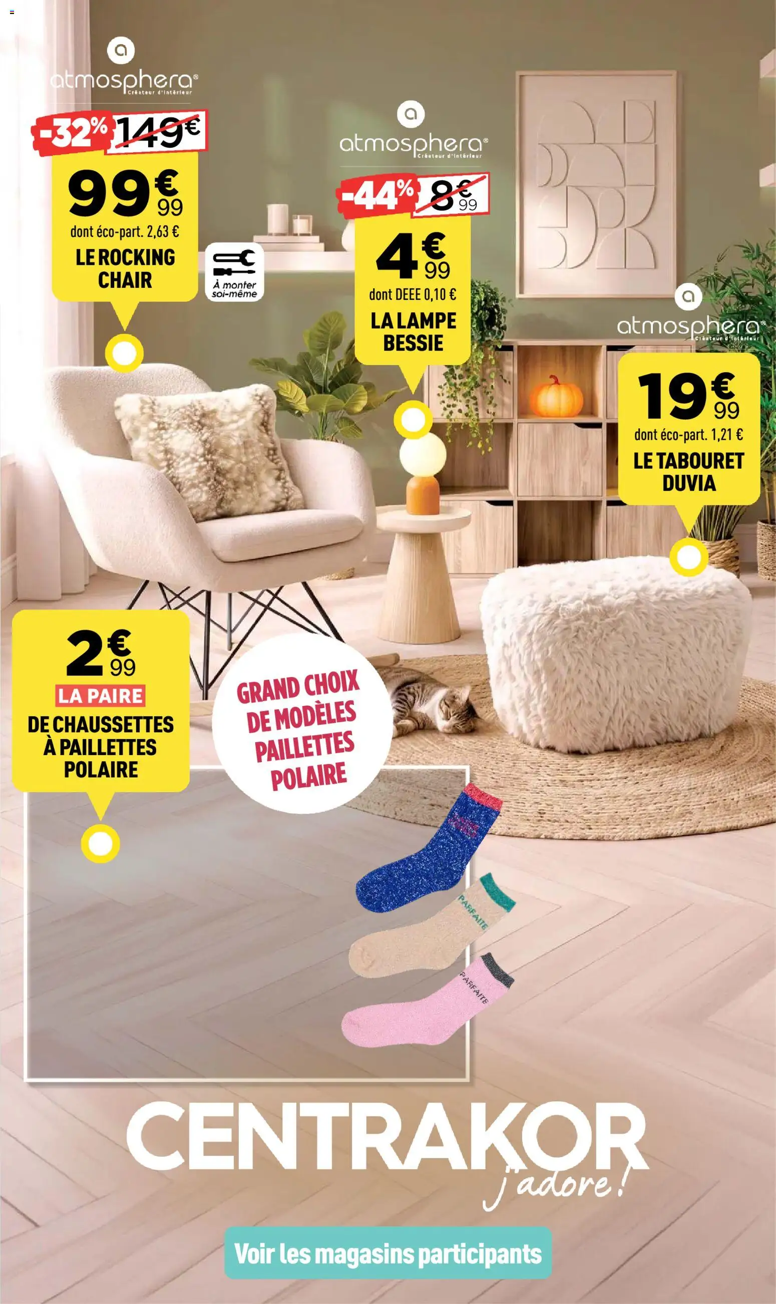 {H1} | Page: 1 | Produits: Le tabouret, Lampe, Chaussettes, Polaire