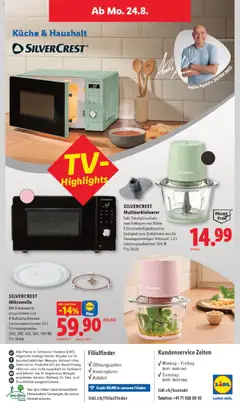 Lidl aktionen ab 20.08.2026 gültig | Seite: 38 | Produkte: Eis, Uhr, Mikrowelle