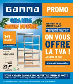GAMMA publicité - Voorbeeld van een folder van GAMMA, geldig van 12/08/2026