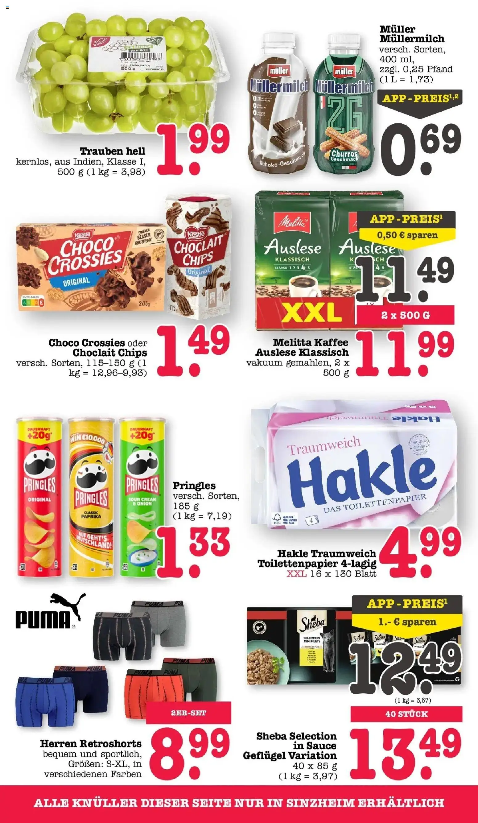 Edeka prospekt Bühlertal	 – gültig ab 27.04.2026 | Seite: 84 | Produkte: Sheba, Paprika, Müllermilch, Toilettenpapier