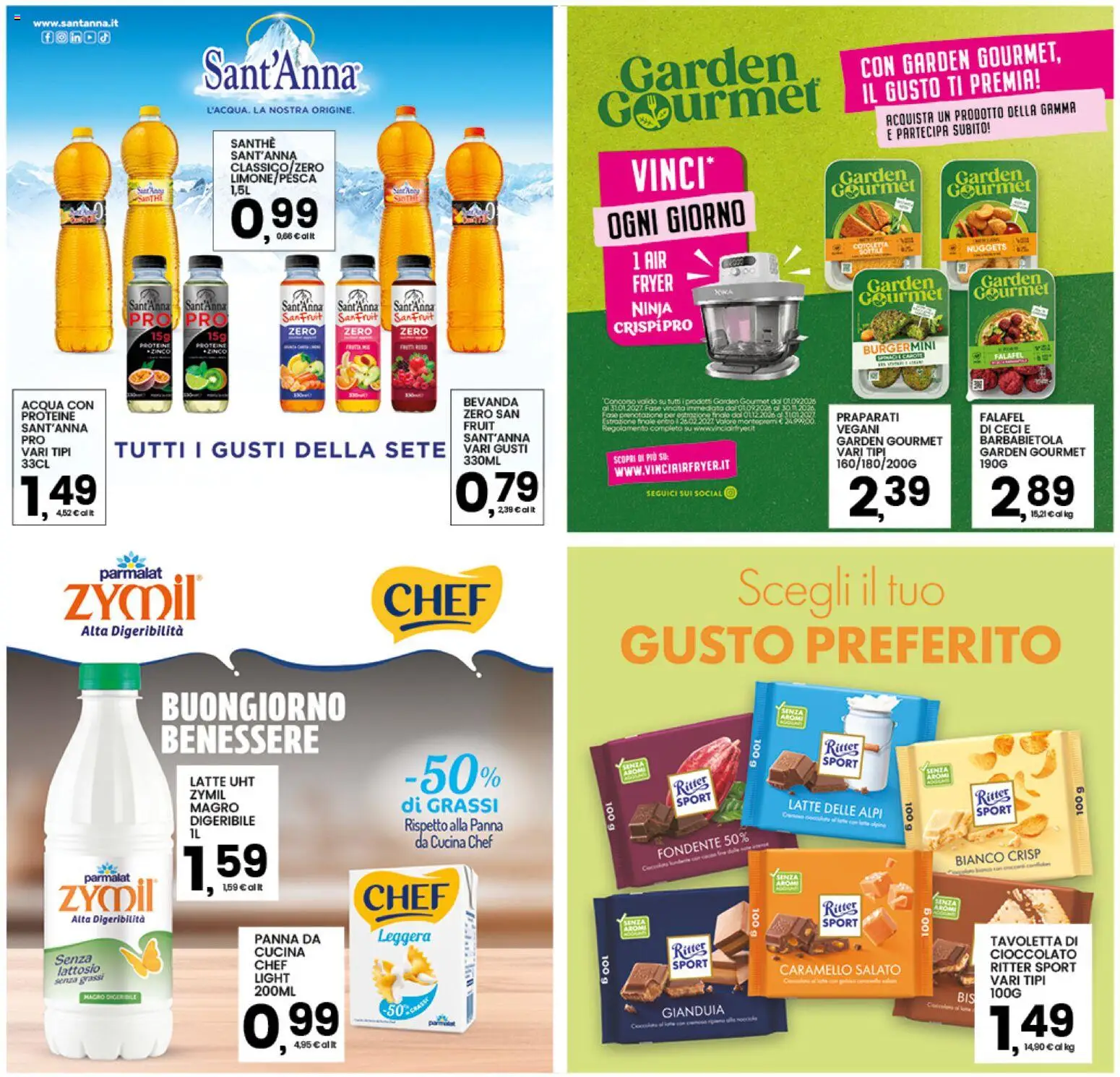 Volantino Interspar del 12/10/2026 | Pagina: 36 | Prodotti: Cioccolato, Nuggets, Tavoletta, Panna da cucina