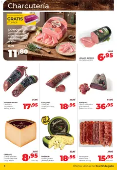 Vista previa Alimerka folleto Asturias válido desde el 06/07/2026 | Página: 8 | Productos: Queso de oveja, Jamón, Νυχτικό, Bandeja