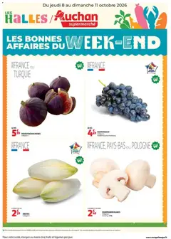 Auchan - Les bons plans du week end dans votre super - Voorbeeld van een folder van Auchan, geldig van 08/10/2026
