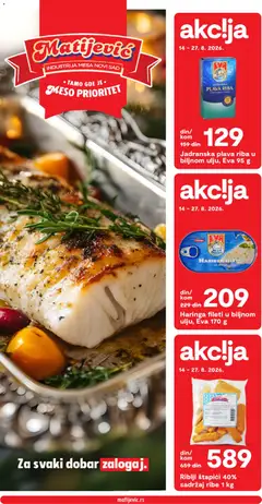 Matijevic katalog - pregled Matijevic kataloga - važi od 14.08.2026