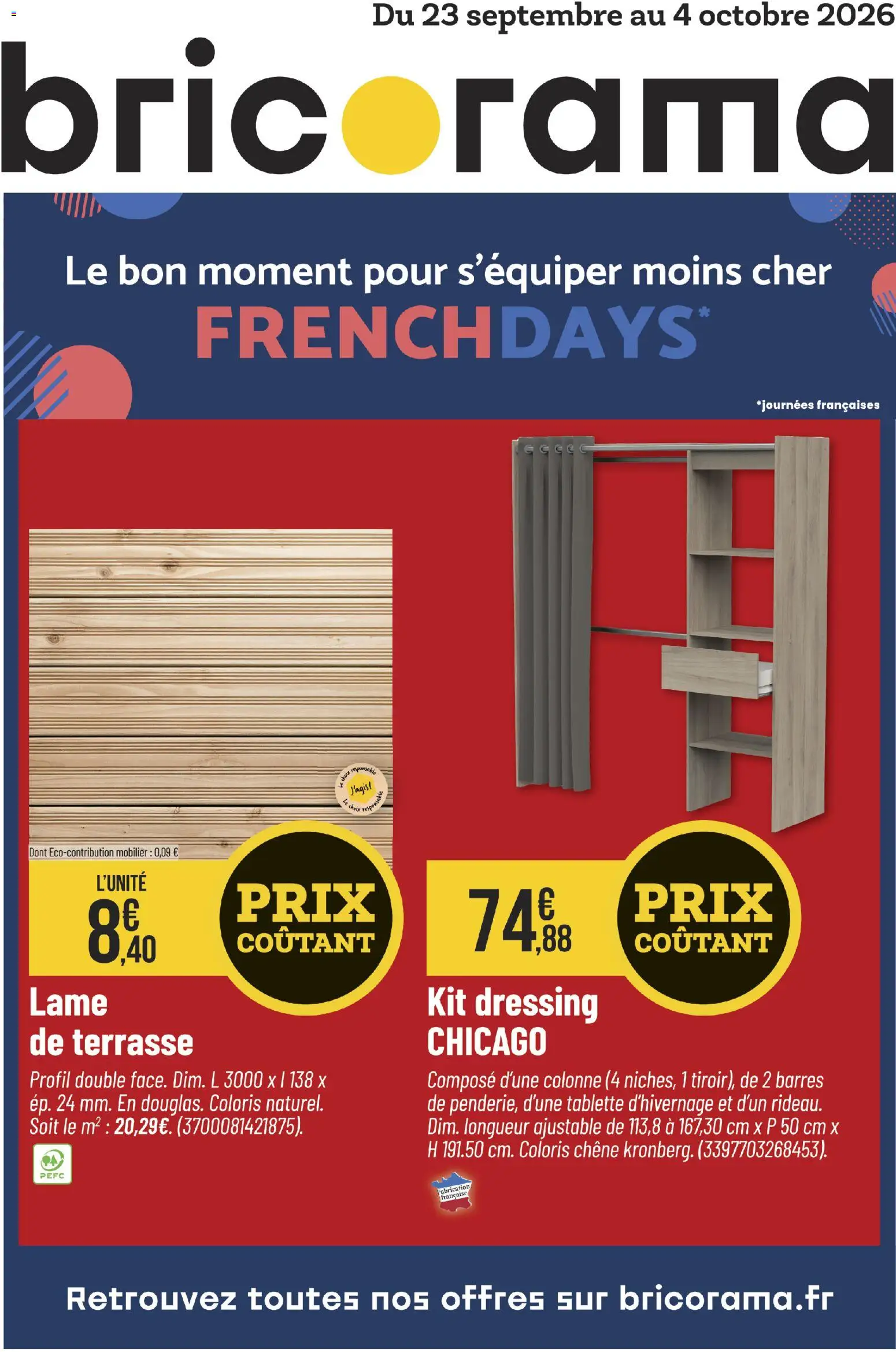 {H1} | Page: 1 | Produits: Tablette, Colonne, Kit dressing, Dressing