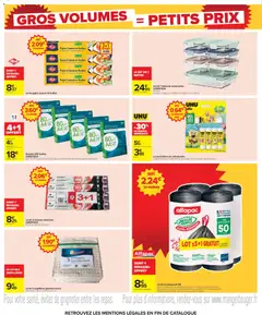 Carrefour - Prévisualisation de Carrefour Gros volumes = petits prix valide à partir de 22/10/2026 | Page: 26 | Produits: Poubelle, Colle, Serpillière, Sacs poubelle