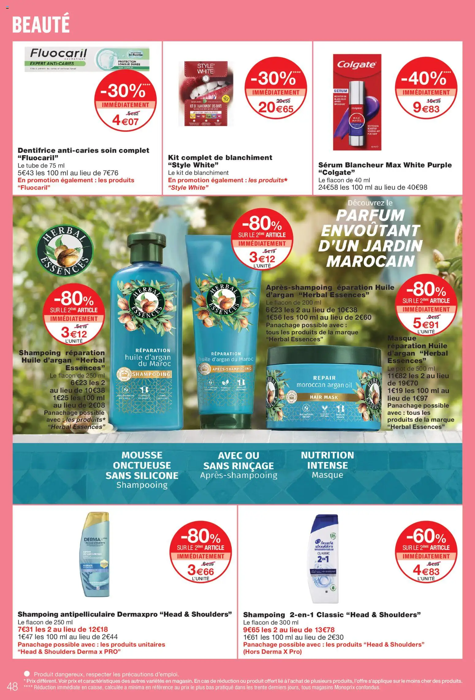 {H1} | Page: 48 | Produits: Parfum, Mousse, Shampooing, Shampoing
