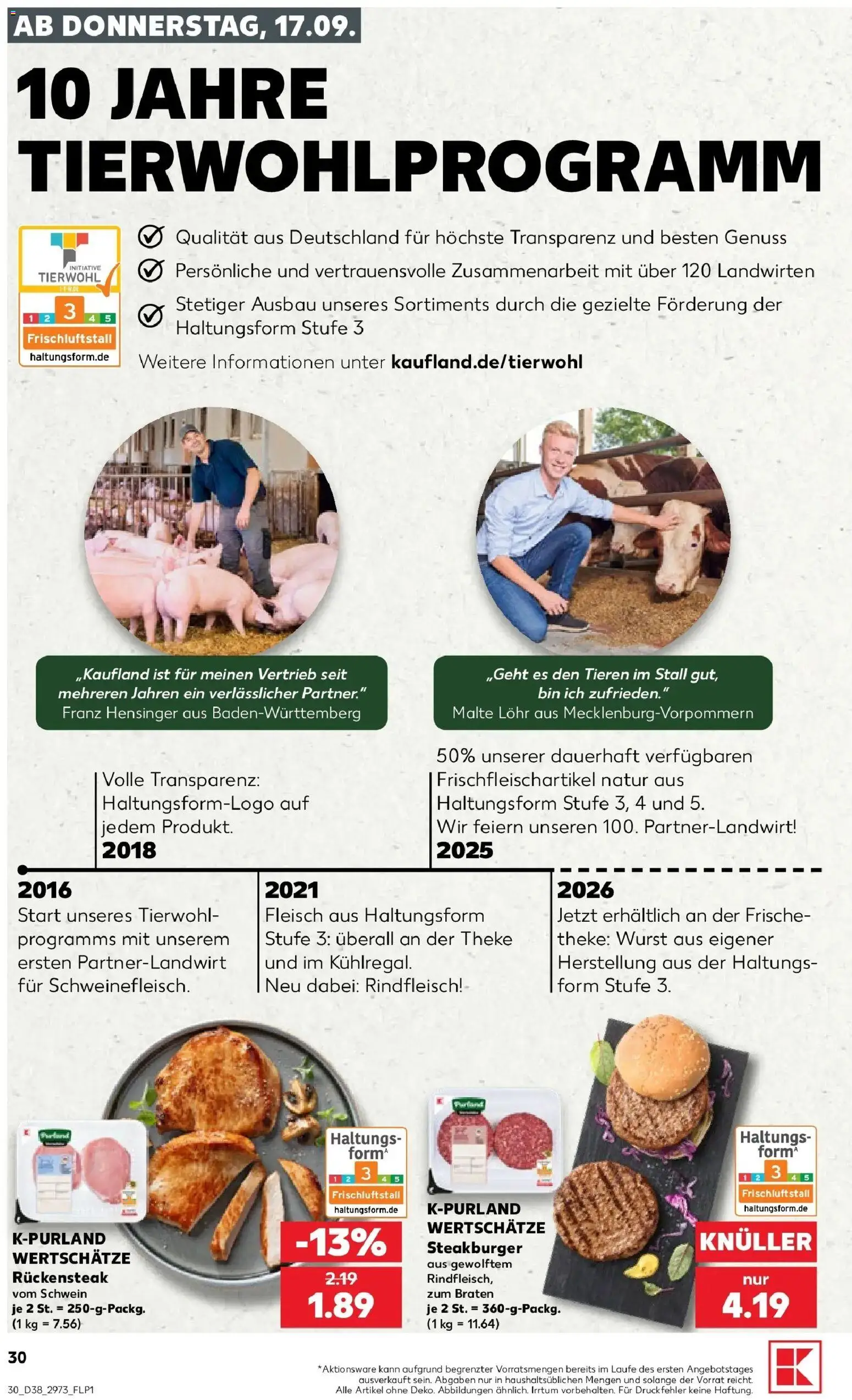 Prospekt Kaufland ab 14.09.2026 » Angebote Online zum Blättern | Seite: 42 | Produkte: Theke, Wurst, Rindfleisch, Fleisch