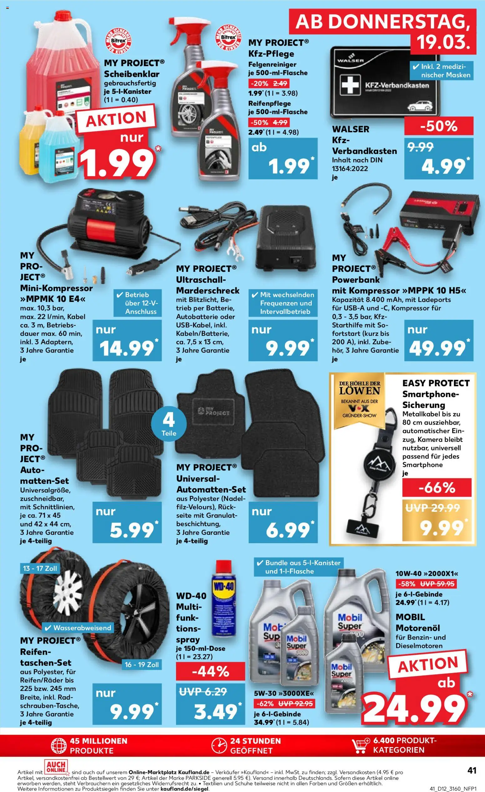 Kaufland Prospekt 	 – gültig ab 19.03.2026 | Seite: 41 | Produkte: Kamera, Kabel, Smartphone, Powerbank