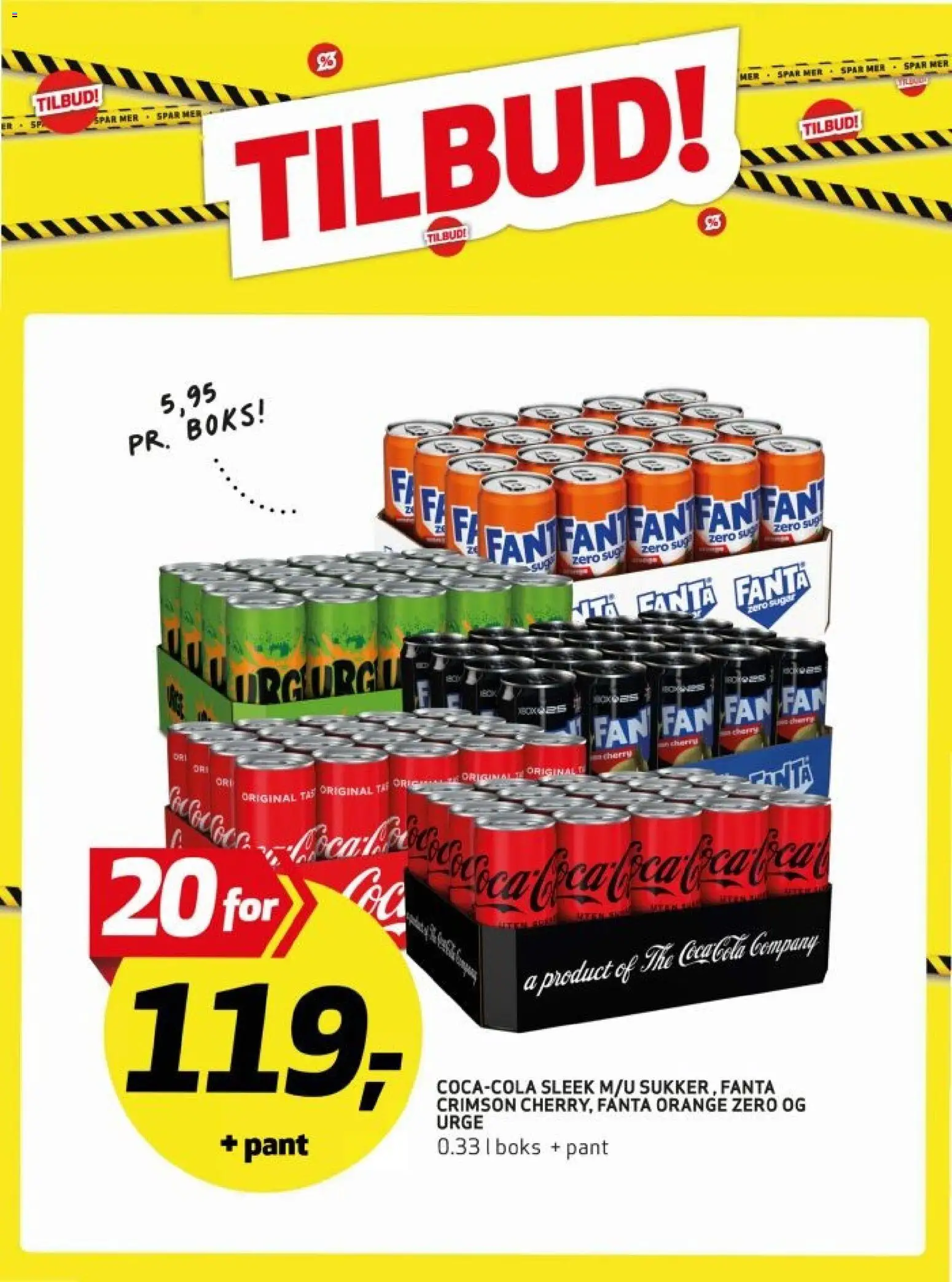 {H1} | Side: 3 | Produkter: Fanta, Coca Cola, Cola, Boks