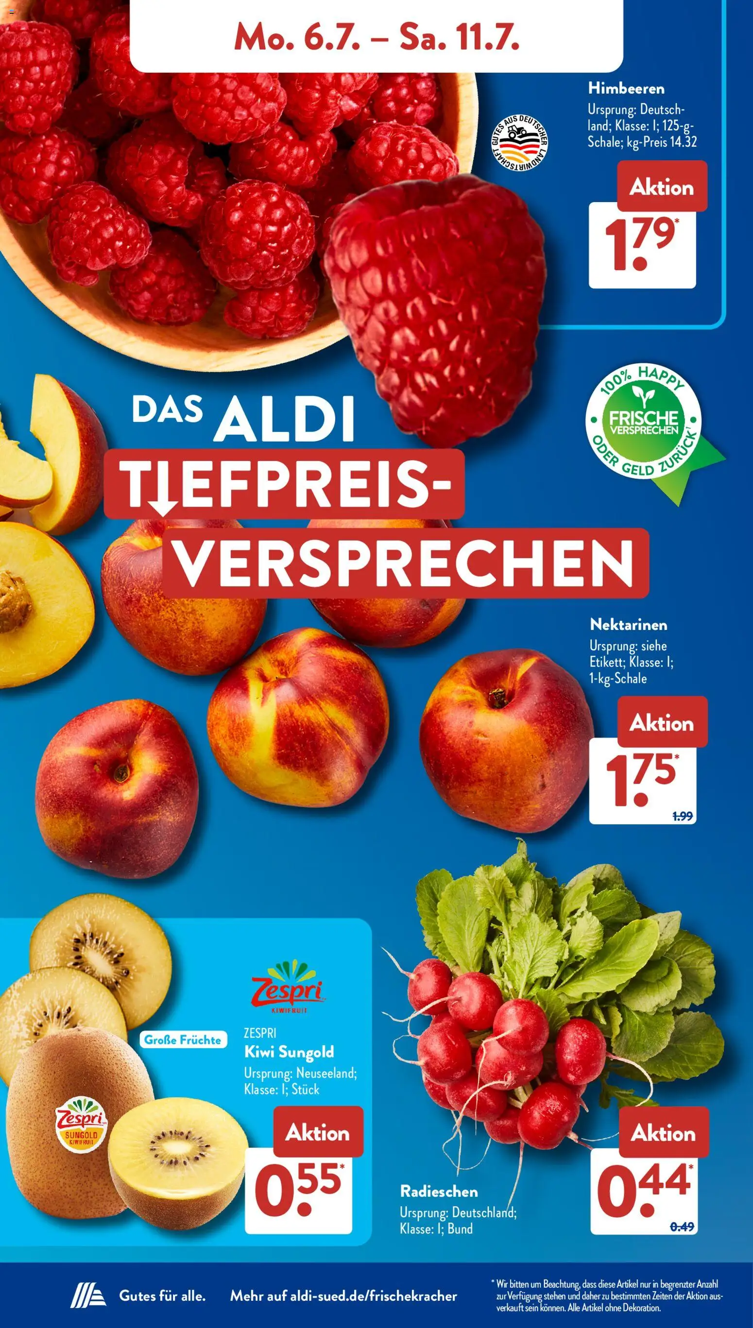 Aldi Süd Prospekt | 06.07.2026 | Wie erhält man einen begrenzten Rabatt? | Deutschland