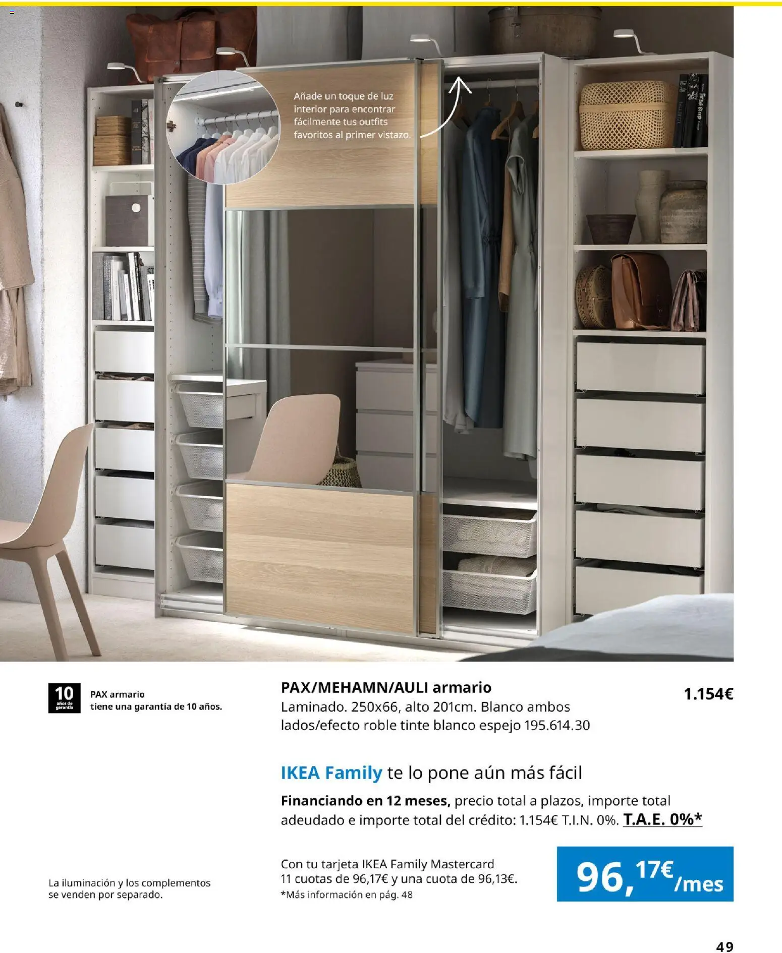 IKEA - Domitorios │ válido desde el 01/09/2026 | Página: 49 | Productos: Tinte, Té, Iluminación, Armario