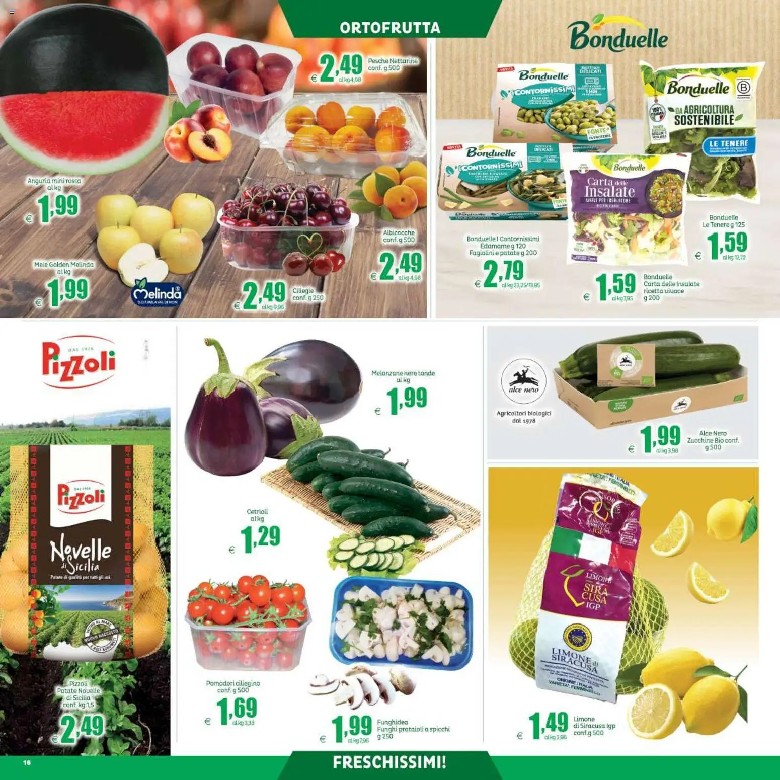 Volantino Elite Supermercati del 22.05.2026 | Pagina: 16 | Prodotti: Mele, Patate, Pomodori, Fagiolini
