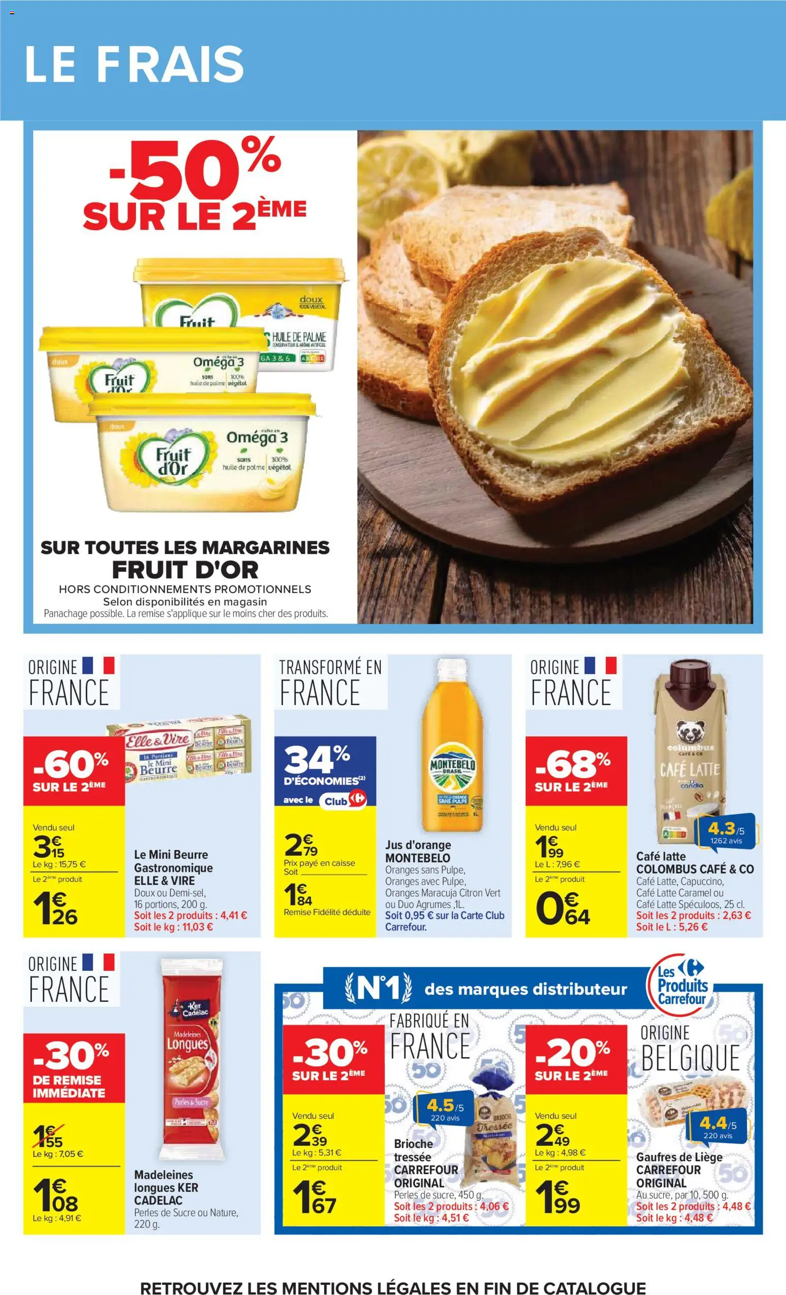 {H1} | Page: 40 | Produits: Citron, Citron vert, Jus d'orange, Café