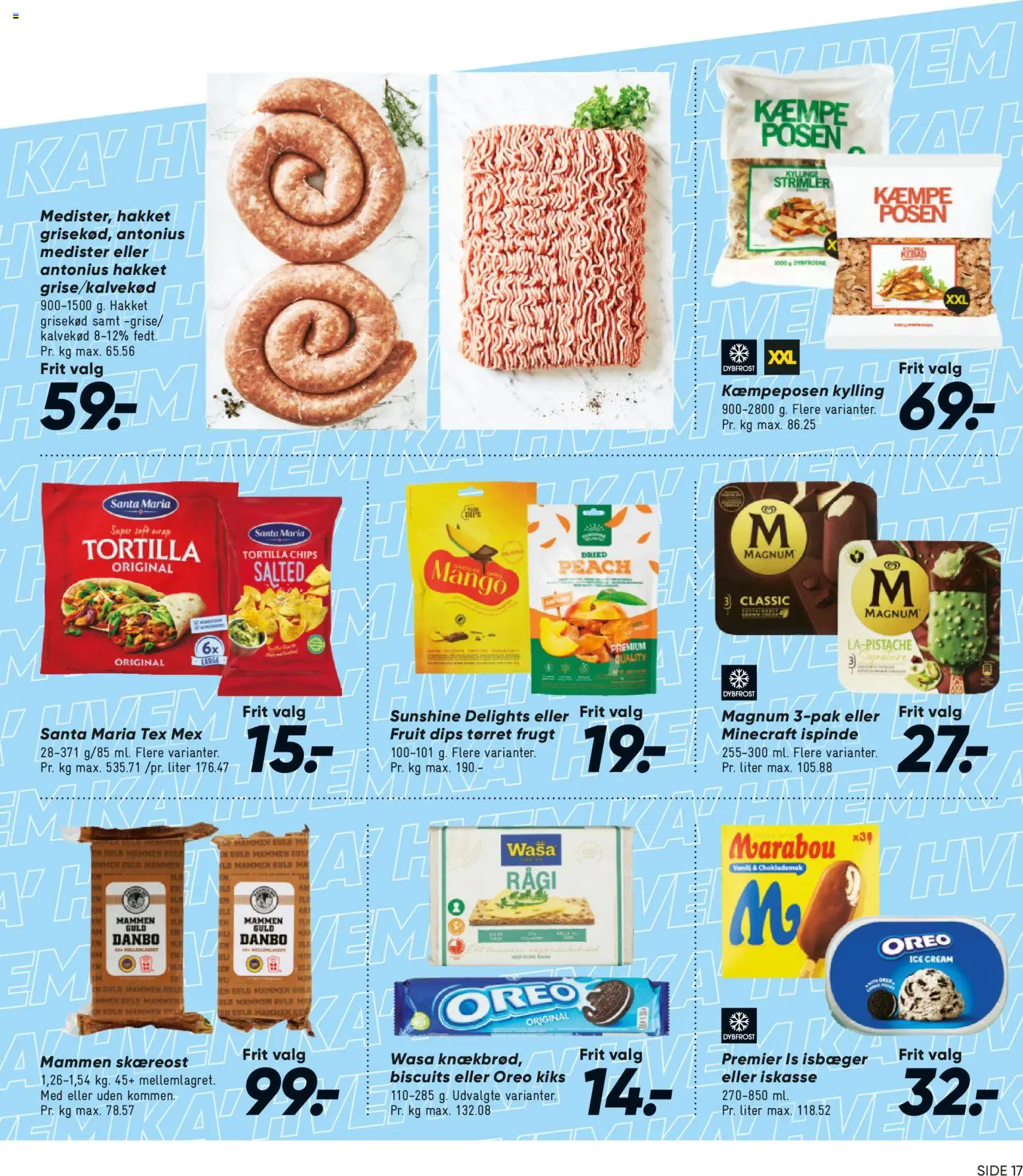 Bilka tilbudsavis – gyldig fra 30/10/2026 | Side: 19 | Produkter: Kiks, Chips, Kebab, Is