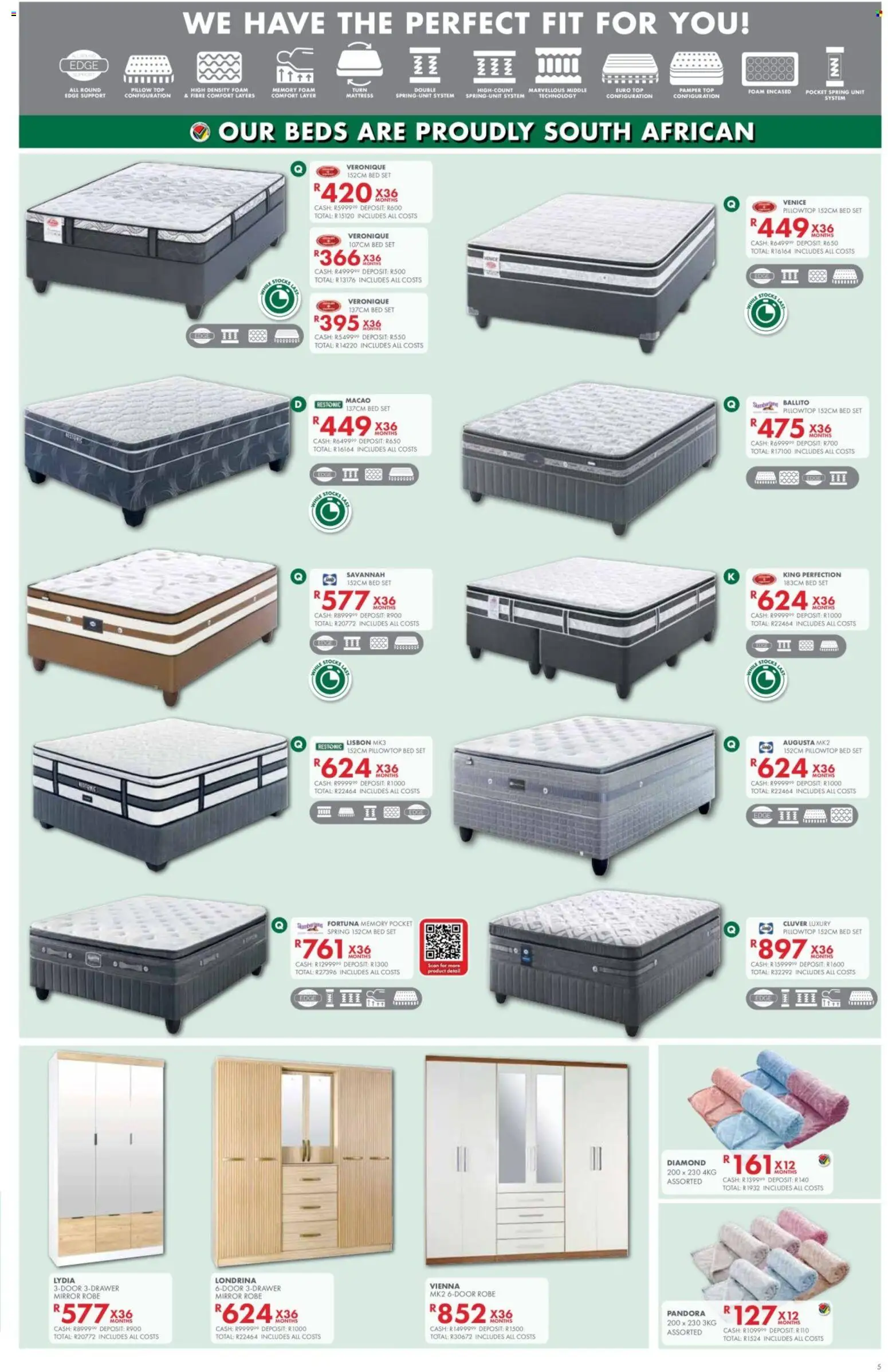 New Beares catalogue – valid from 06/07/2026 | Page: 5 | Products: Mattress, Mirror, Stock, Foam