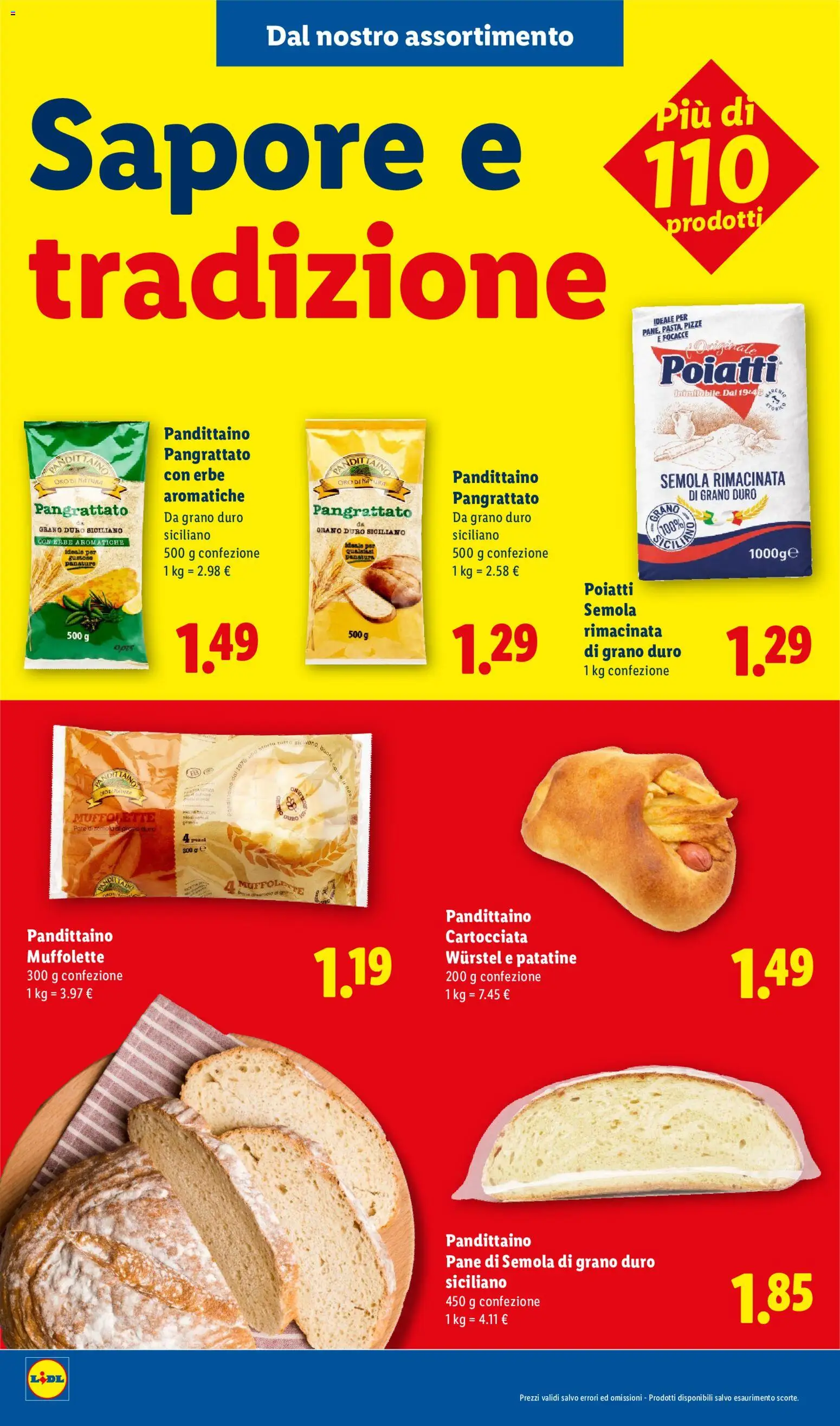 Volantino Lidl del 28.05.2026 | Pagina: 6 | Prodotti: Pane, Patatine, Wurstel