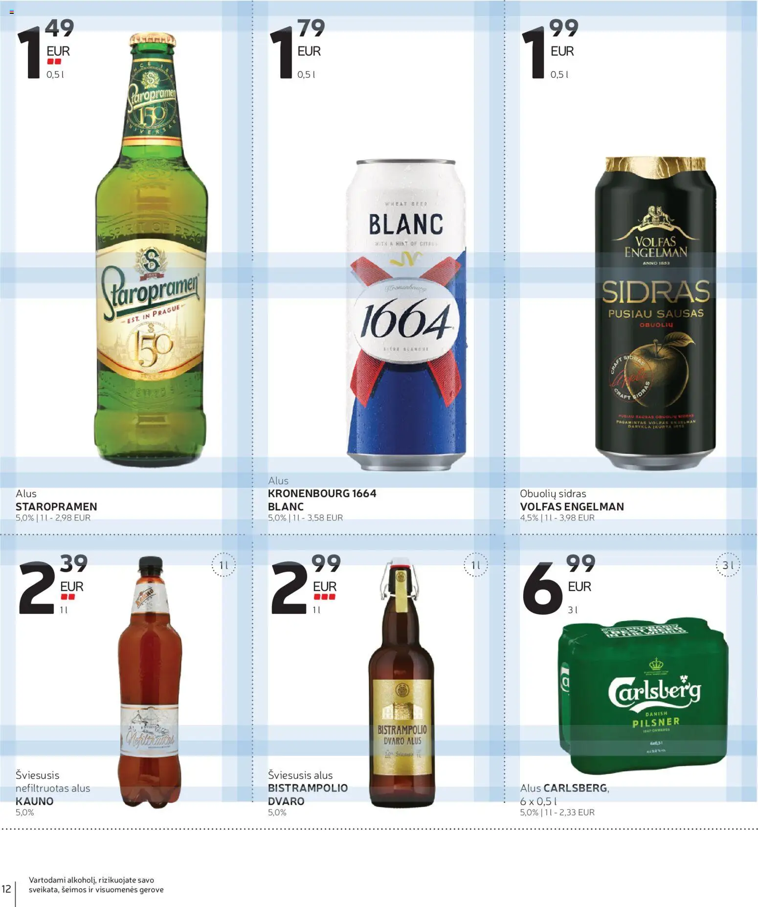Rimi akcijos nuo 2026.09.22 | Puslapis: 12 | Prekių: Alus