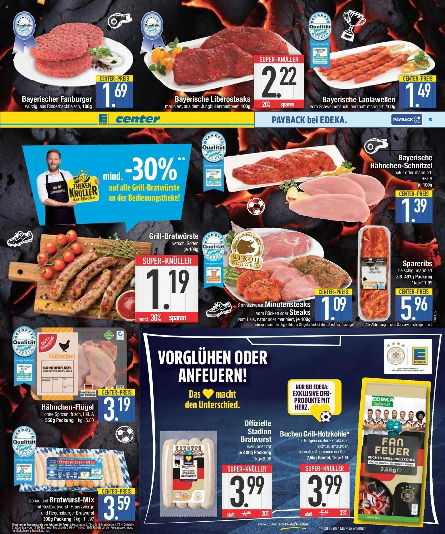 E center Prospekt Neuburg An Der Donau – gültig ab 08.06.2026 | Seite: 5 | Produkte: Hahnchen, Bratwurst