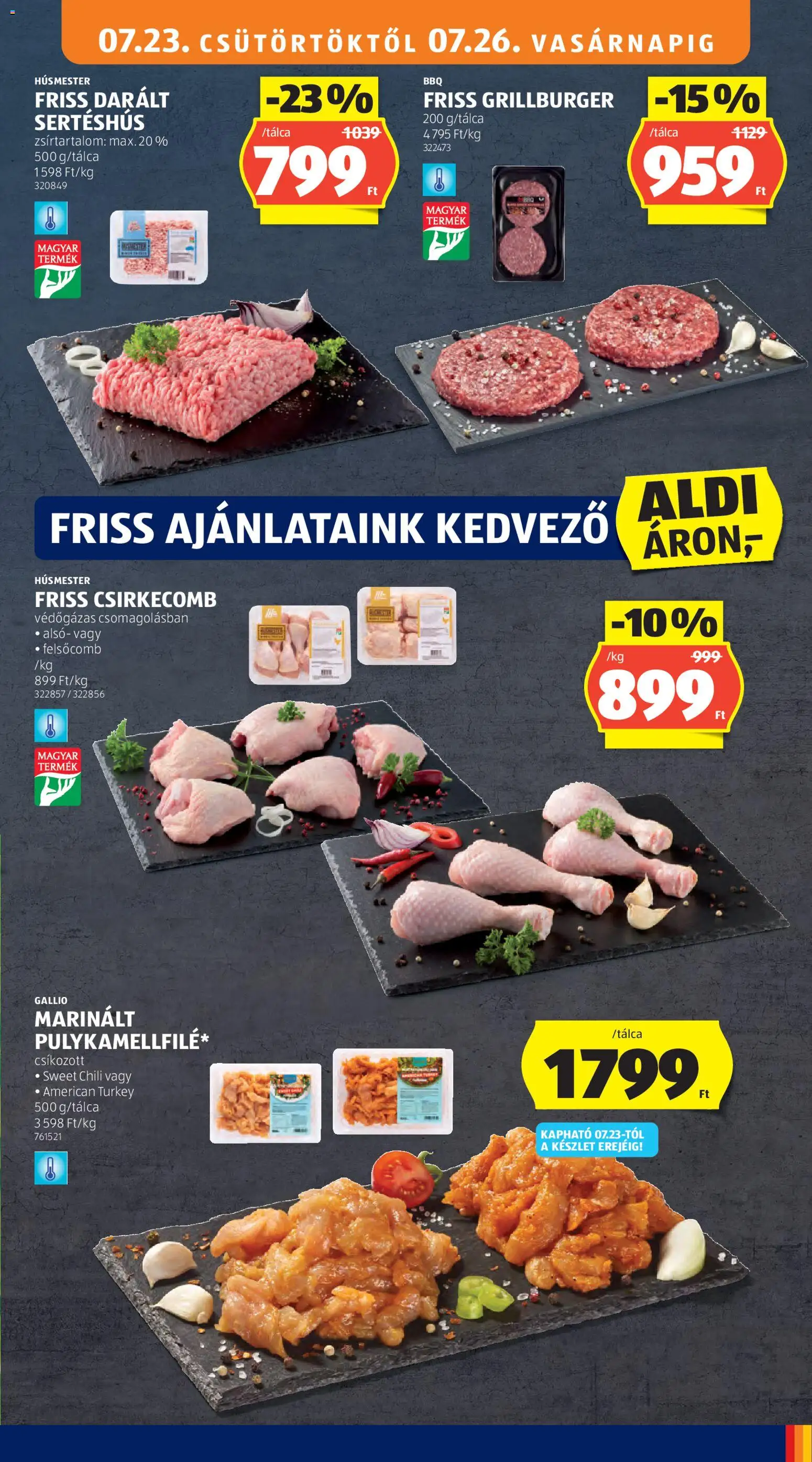 Aldi akciós ujság - amely érvényes a következő dátumtól: 2026.07.23. | Oldal: 11