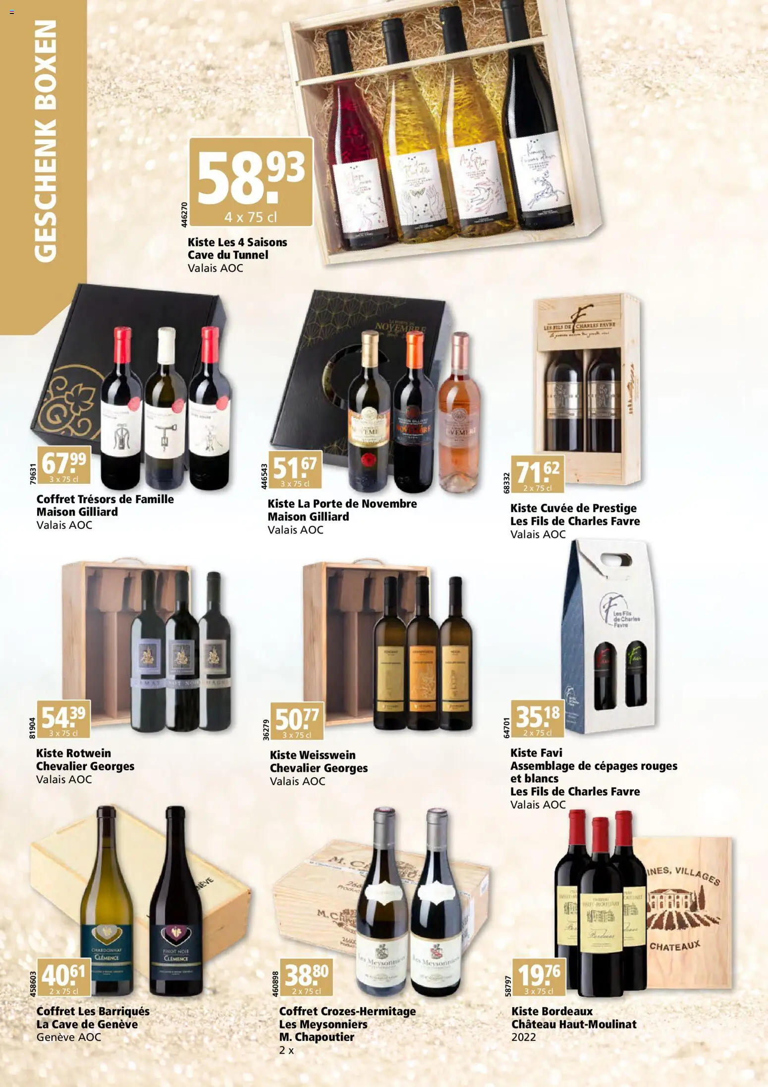Aligro aktionen Geschenke Chavannes, Matran, Genf, Sitten – gültig ab 02.11.2026 | Seite: 8 | Produkte: Weißwein, Rotwein