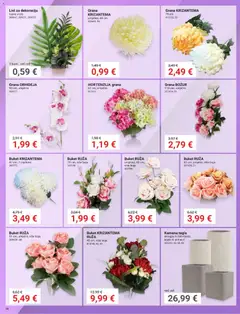 Pevex Katalog - Pregled kataloga iz trgovine Pevex, vrijedi od 24.09.2026 | Stranica: 38 | Proizvodi: Hortenzija, Orhideja, List, Ruza
