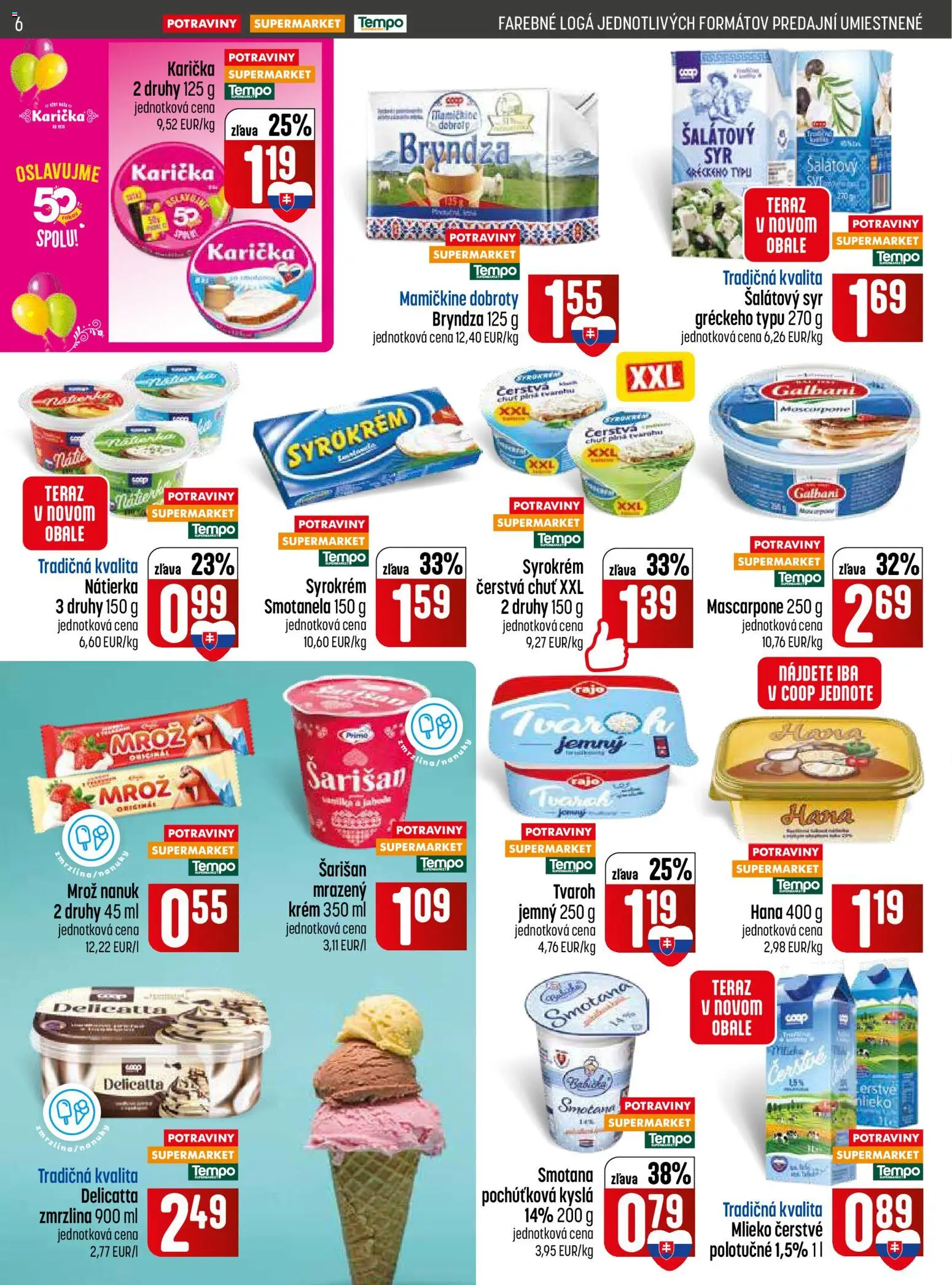Nové COOP Jednota akcie – leták je platný od 02.07.2026 | Strana: 6