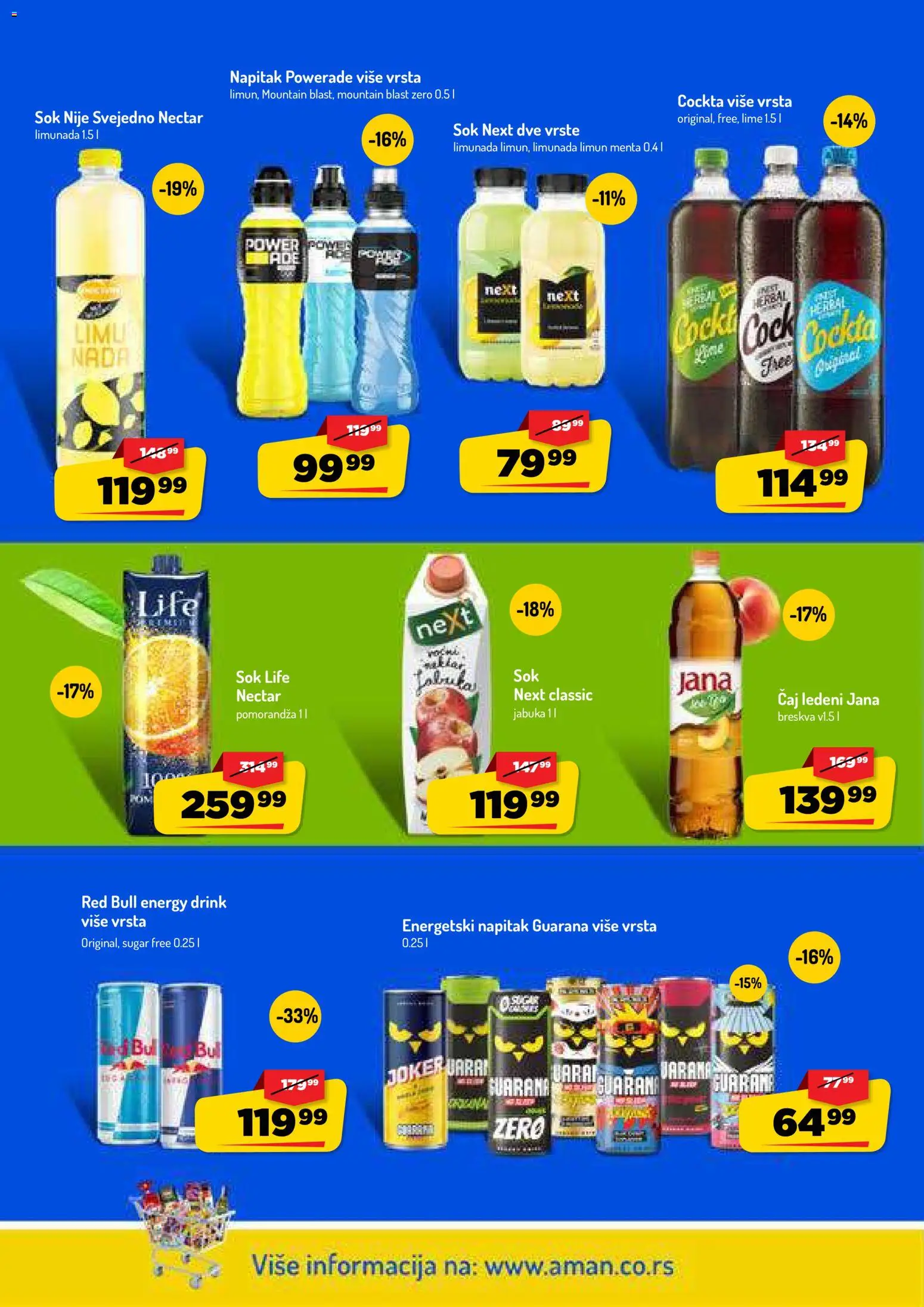 Aman katalog - važi od 17.08.2026 | Strana: 22 | Proizvode: Guarana, Limun, Breskva, Čaj