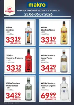 Pogląd oferty "Makro gazetka - Stumbras" - ważna od 23.06.2026