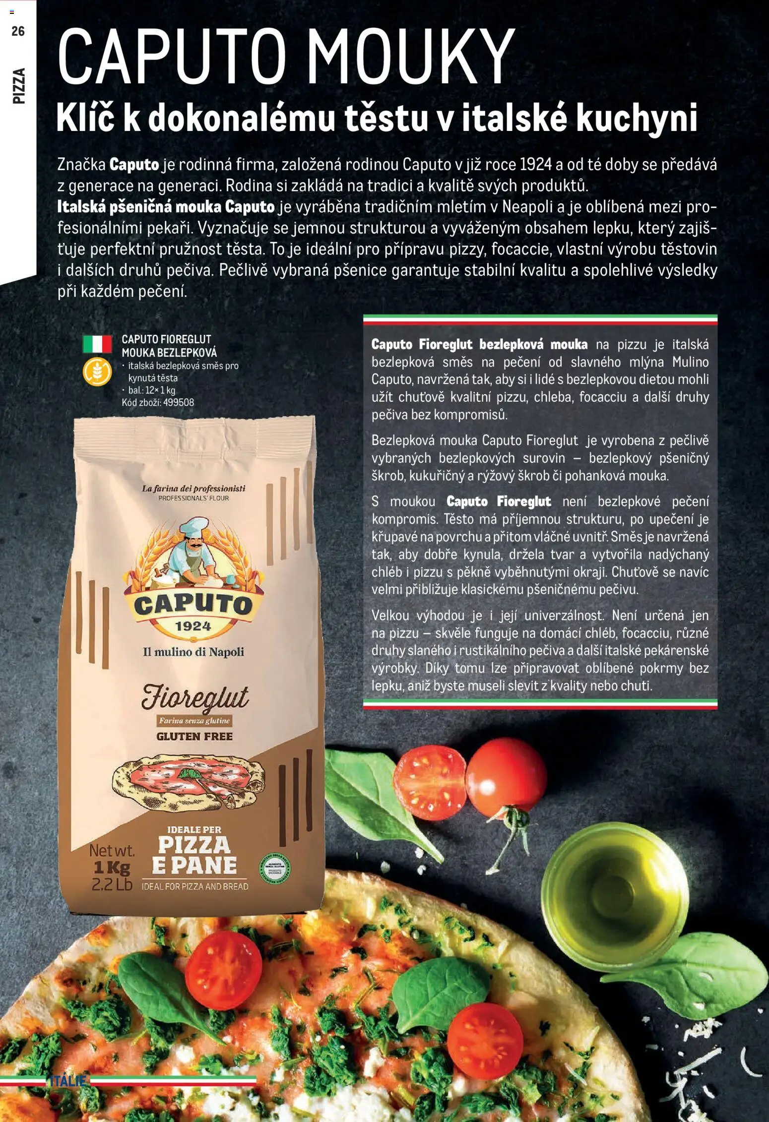 Makro leták - Itálie od 15.05.2026 | Strana: 26 | Produkty: Bezlepková mouka, Túje, Mouka na pizzu, Těsto