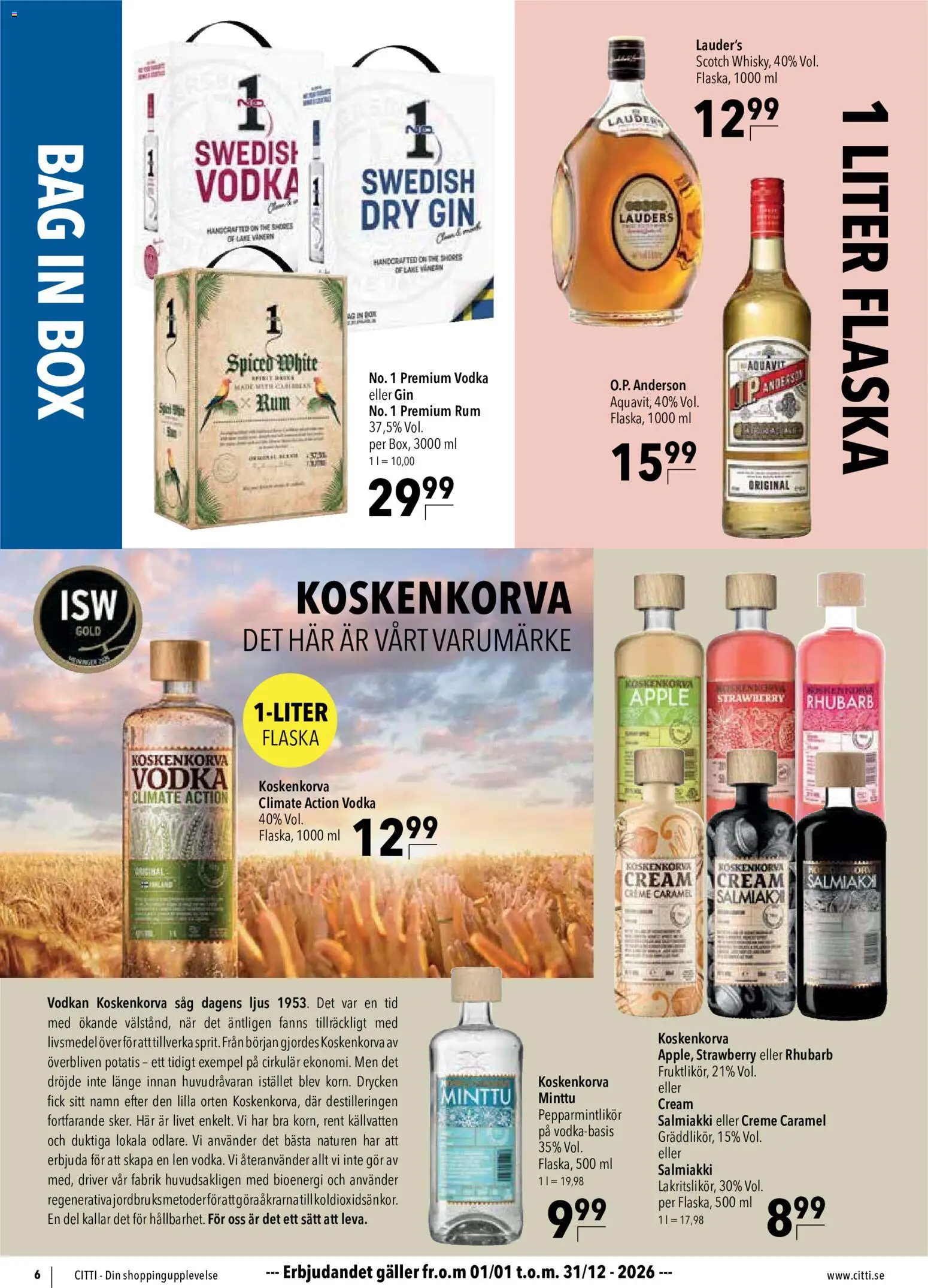 CITTI Markt Schweden-Werbung – gültig ab 22.06.2026 | Seite: 6 | Produkte: Box, Apple, Creme, Vodka