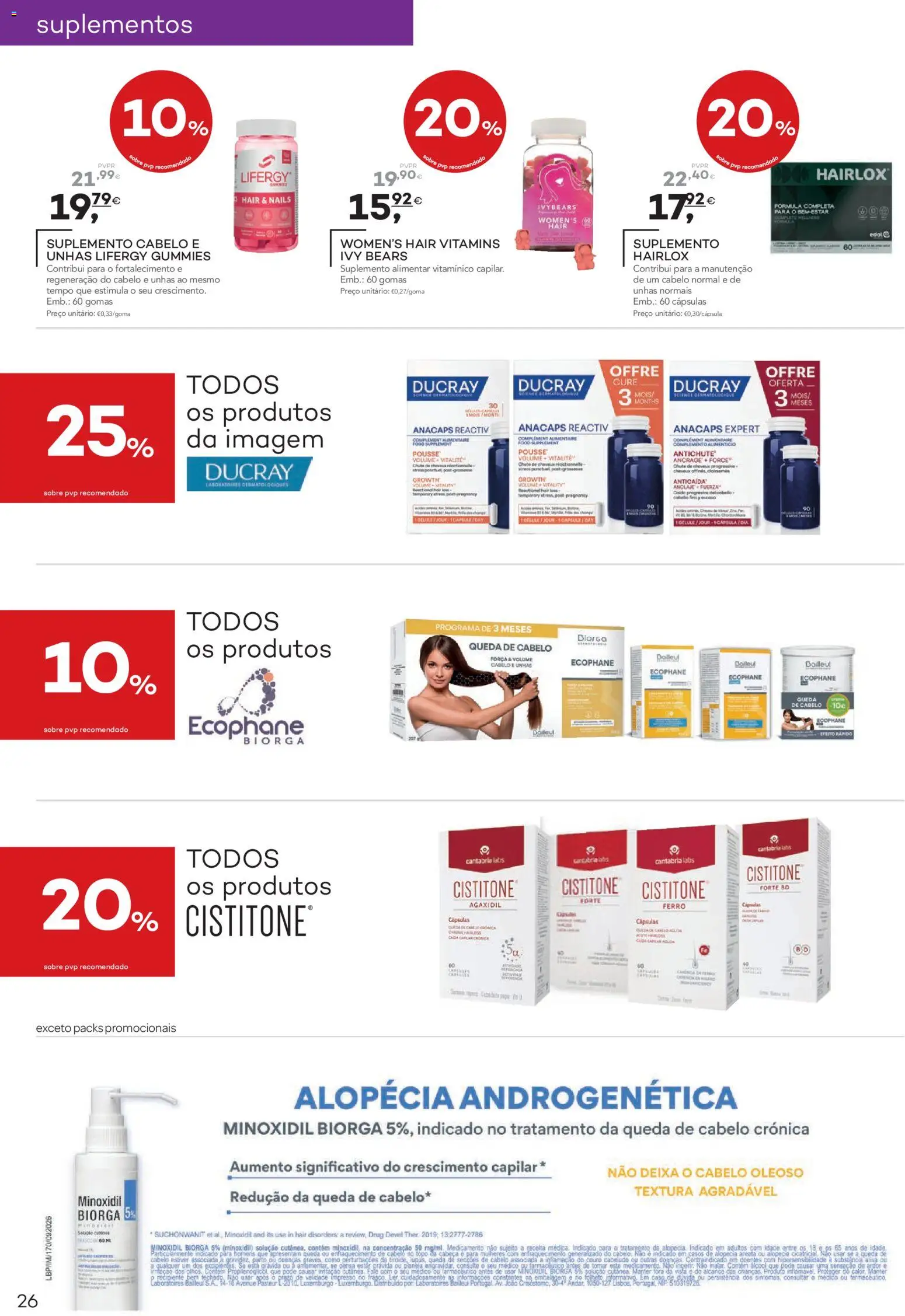 Well’s folheto │ válido de 29/09/2026 | Página: 26 | Produtos: Ferro, Cápsulas, Gomas, Panela