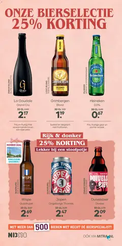 Mitra folder - Voorbeeld van een folder van Mitra, geldig van 19-10-2026 | Pagina: 13 | Producten: Heineken, La, Papier, Geur