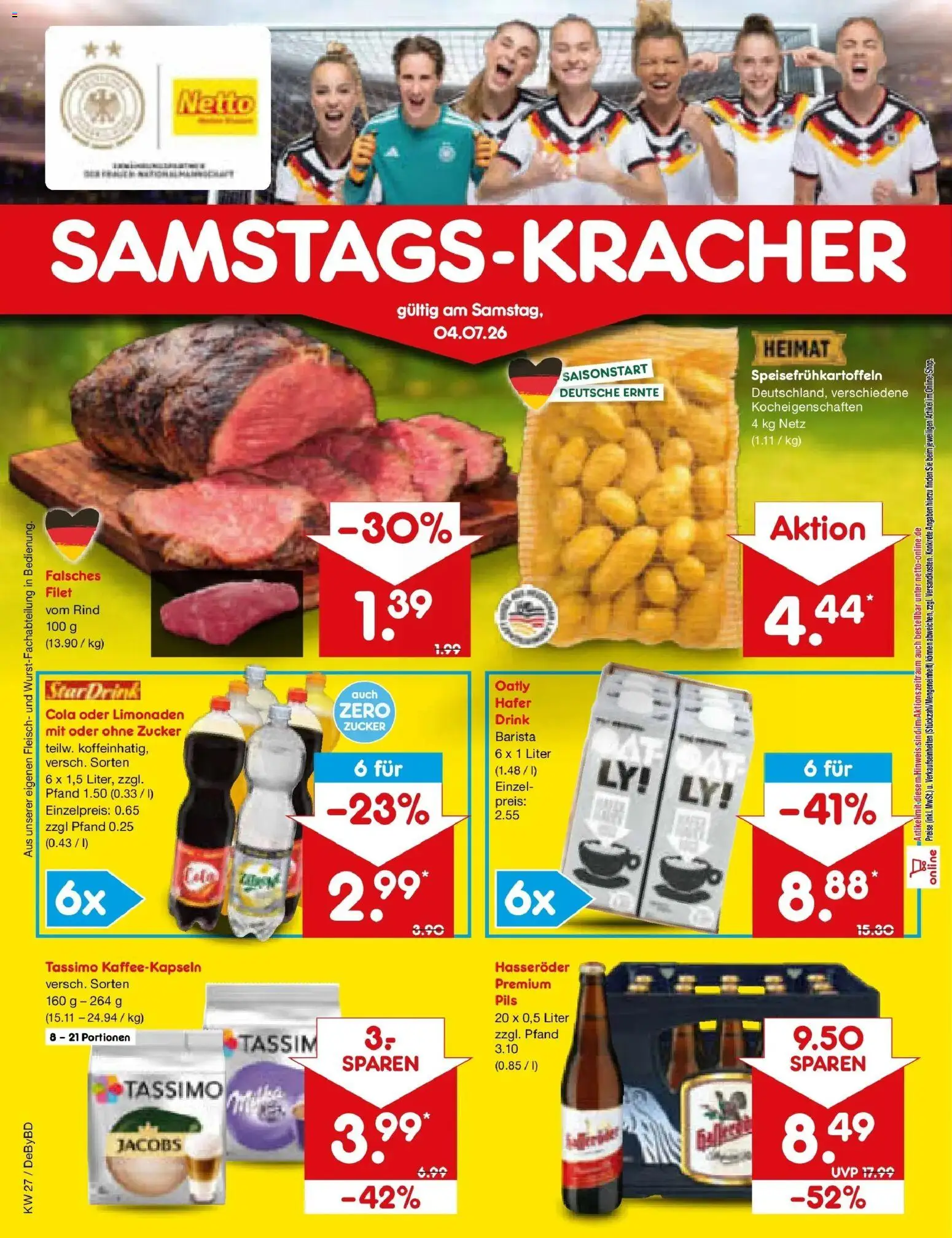 Netto Marken-Discount Prospekt Buttenwiesen – gültig ab 29.06.2026 | Seite: 68 | Produkte: Cola, Pils, Zucker, Hasseröder