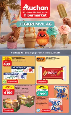 Auchan Jégkrémvilág - amely érvényes a következő dátumtól: 18.06.2026