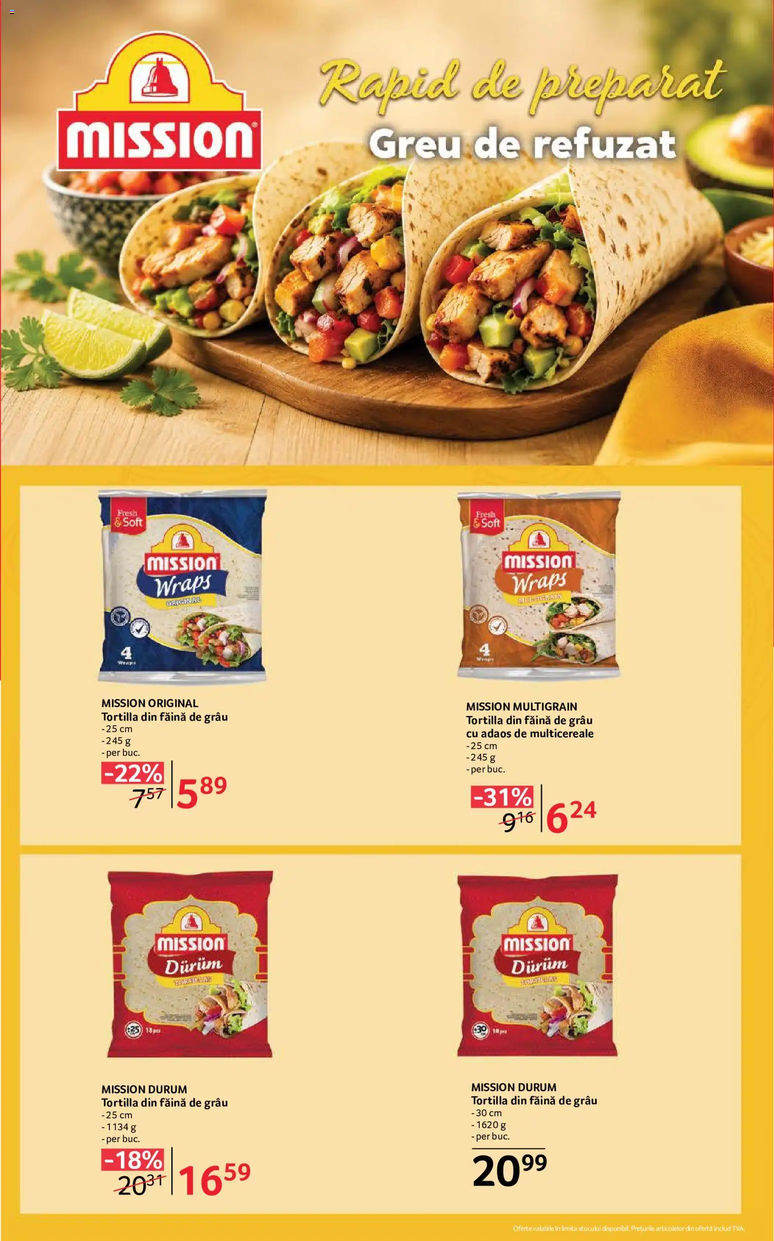Noul catalog Selgros – valabil de la 04.09.2026 | Pagină: 20 | Produse: Pc, Făină, Tortillas
