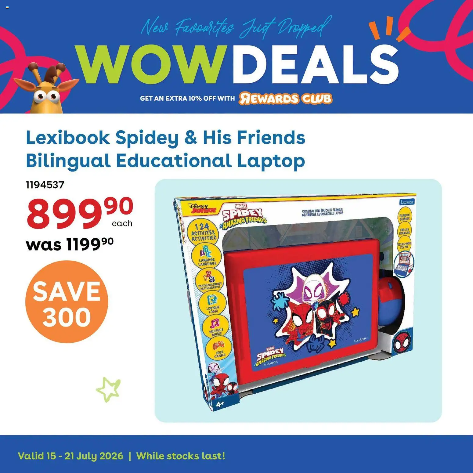 New Toys R Us catalogue – valid from 15/07/2026 | Page: 8 | Products: Laptop