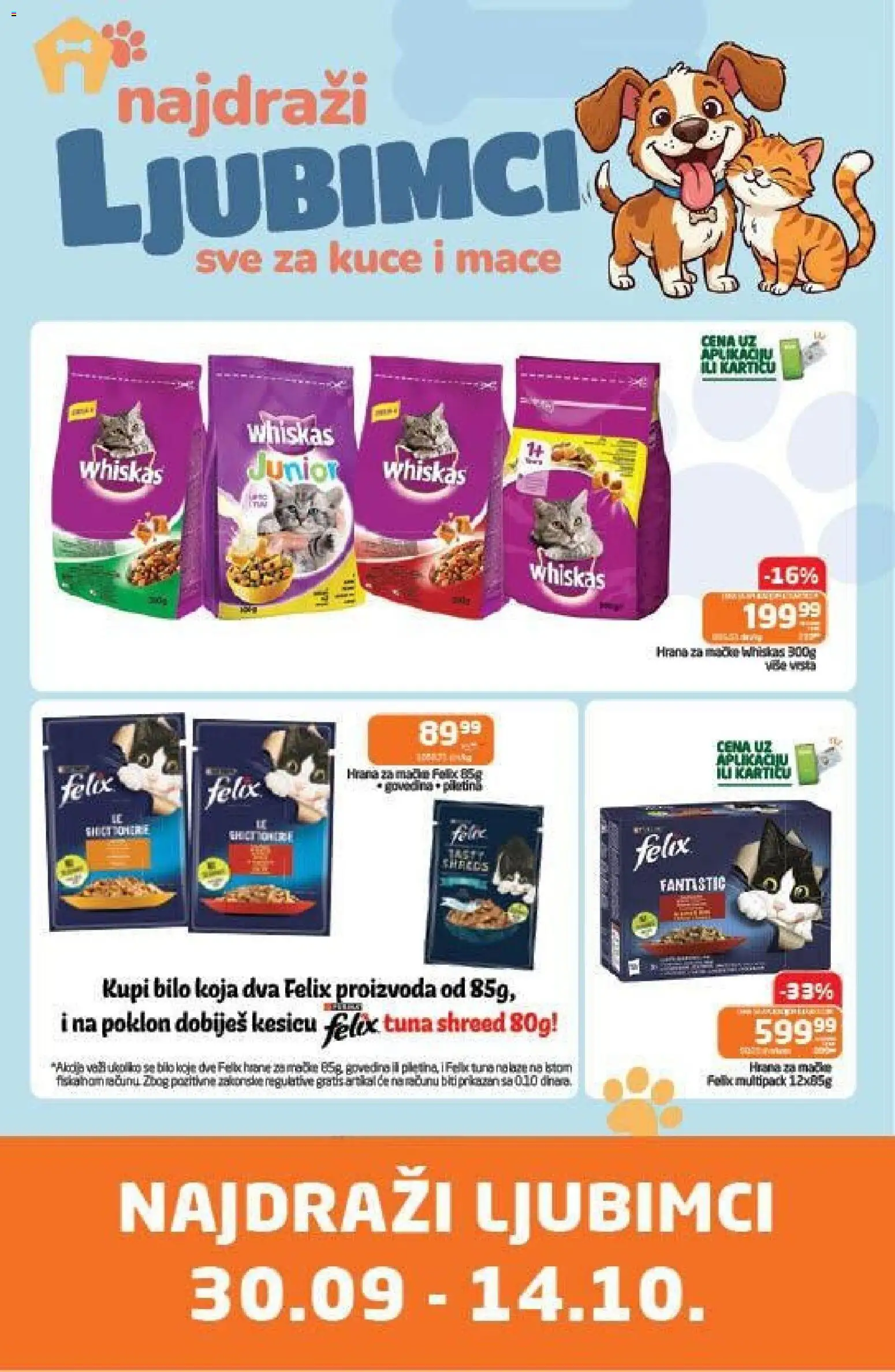 Gomex katalog - važi od 30.09.2026 | Strana: 1 | Proizvode: Tuna, Whiskas