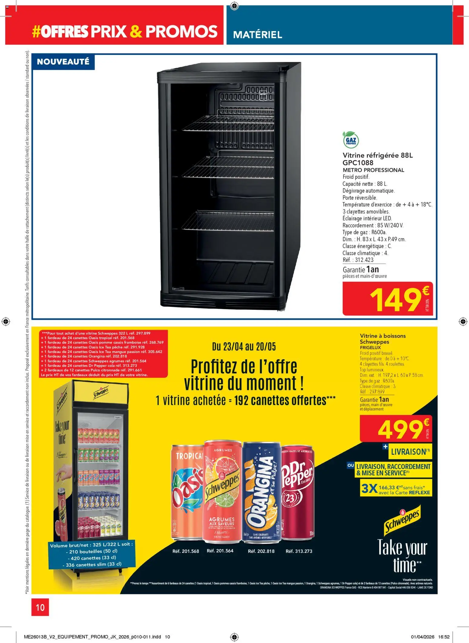 {H1} | Page: 10 | Produits: Orangina, Cassis, Pomme, Porte