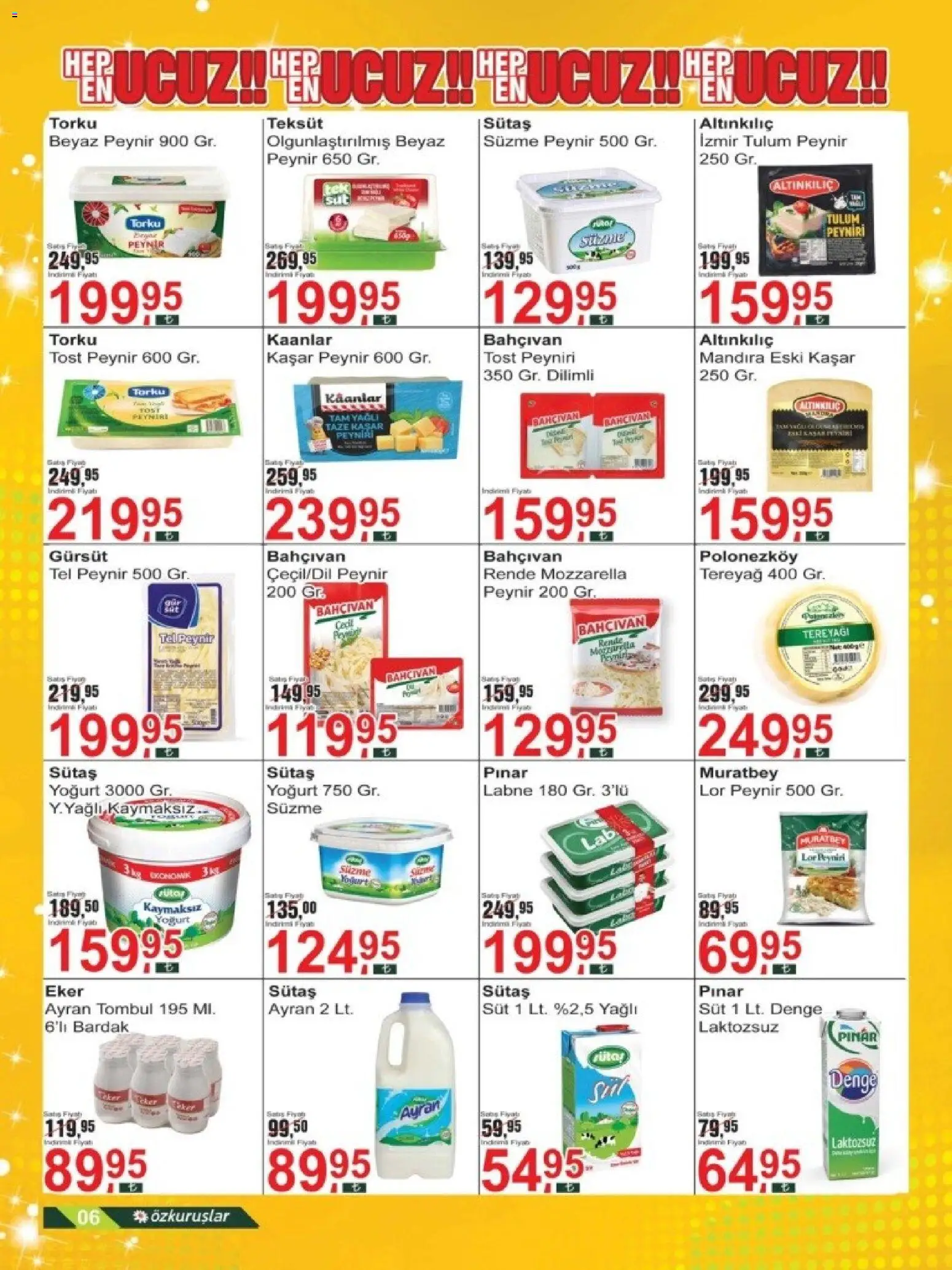 Özkuruşlar Katalog - 21.06.2026 tarihinden itibaren geçerlidir | Sayfa: 6