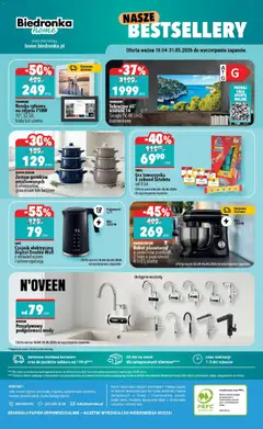 Pogląd oferty "LAFE Czajnik elektryczny Digital Double Wall z wyświetlaczem i termoregulacją, Digital Double Wall electric kettle with display and thermoregulation" - ważna od 18.04.2026 | Strona: 6 | Produkty: Telewizor, Czajnik, Robot, Ramka