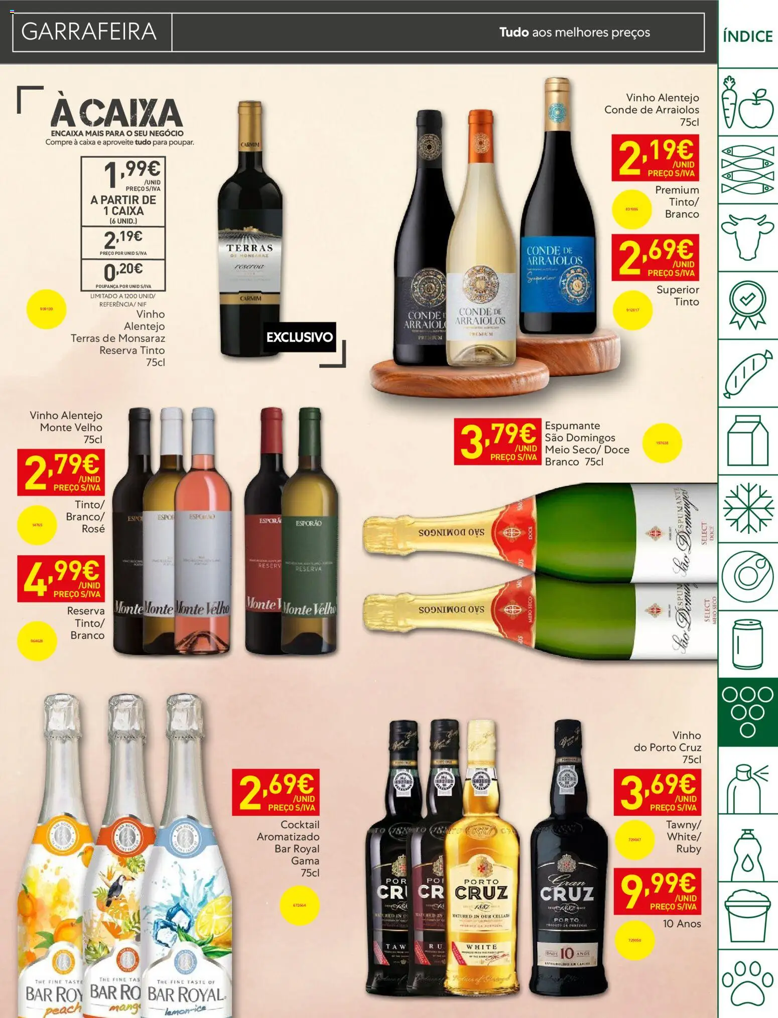 Recheio folheto │ válido de 19.05.2026 | Página: 39 | Produtos: Espumante, Caixa, Vinho