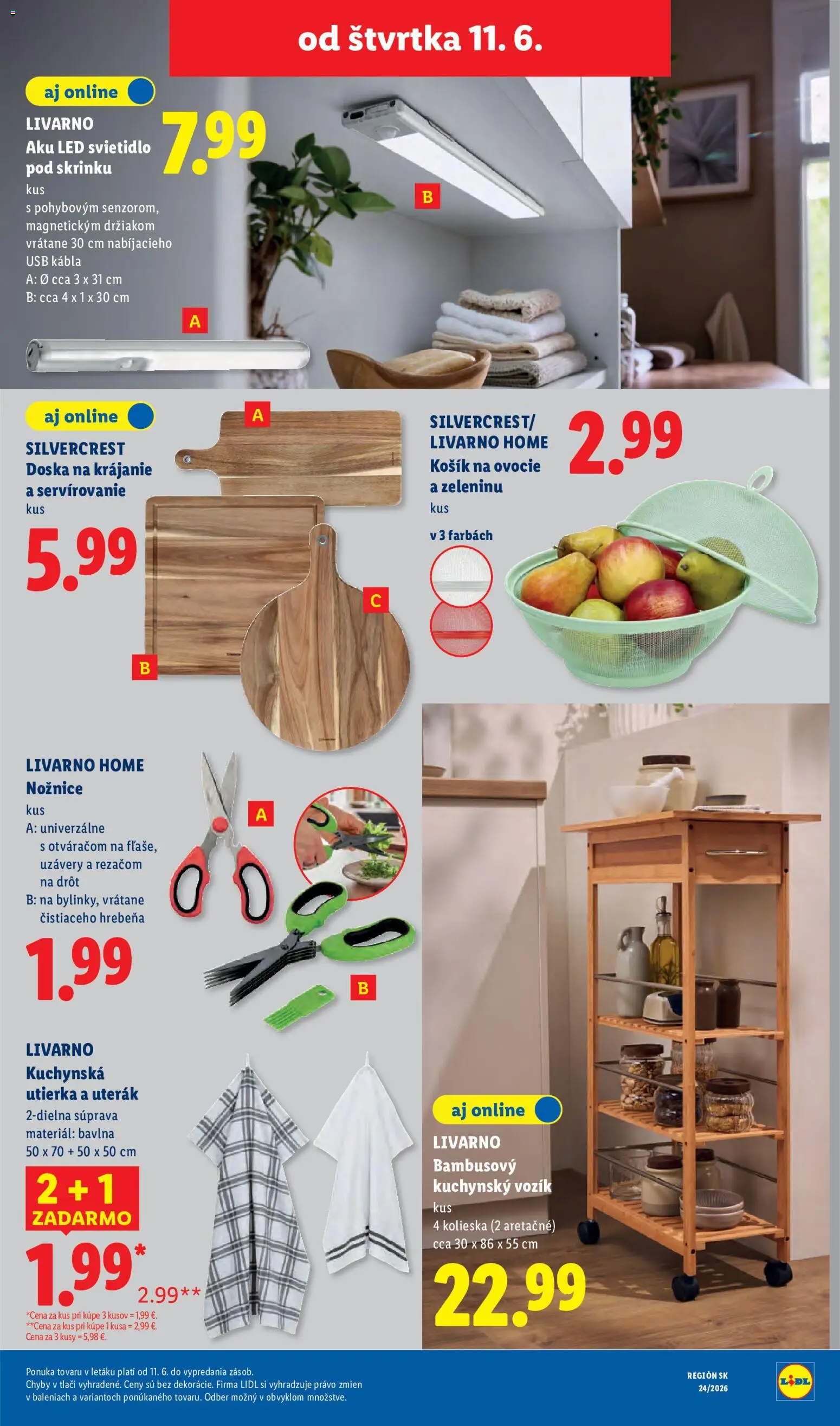 Nové Lidl akcie – leták je platný od 08.06.2026 | Strana: 84 | Produkty: Aku, Svietidlo, Led, Uterák