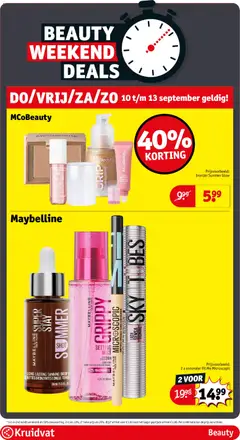 Kruidvat folder week 37 - Voorbeeld van een folder van Kruidvat, geldig van 08/09/2026 | Pagina: 56 | Producten: Concealer, Bronzer, Kan