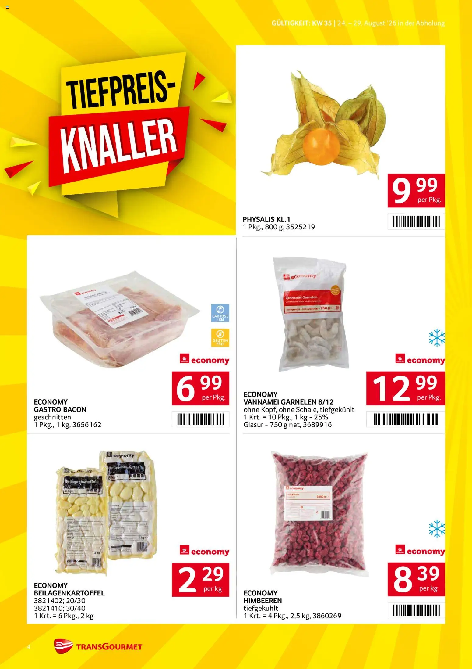Transgourmet Flugblatt gültig ab 24.08.2026 | Seite: 4