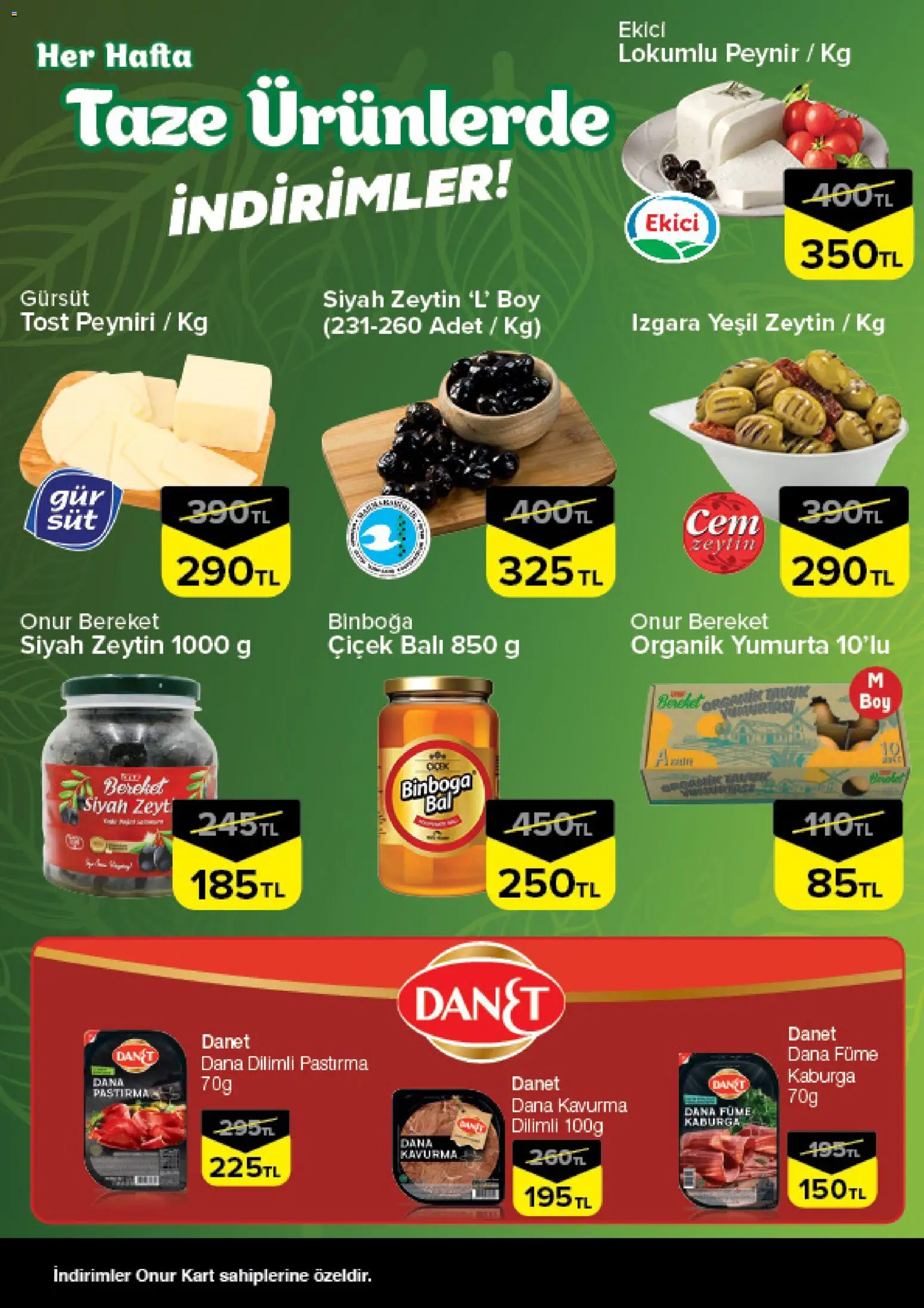 Onur Market - Taze Ürünlerde İndirimler - 18.06.2026 tarihinden itibaren geçerlidir | Sayfa: 2