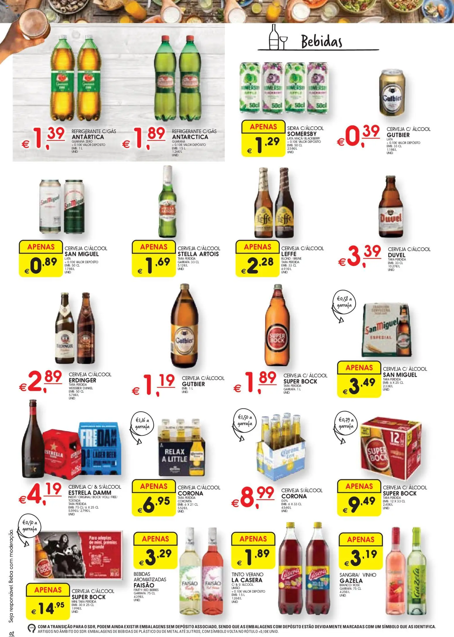 Meu Super folheto │ válido de 09.06.2026 | Página: 2 | Produtos: Super bock, Vinho, Cerveja, Somersby