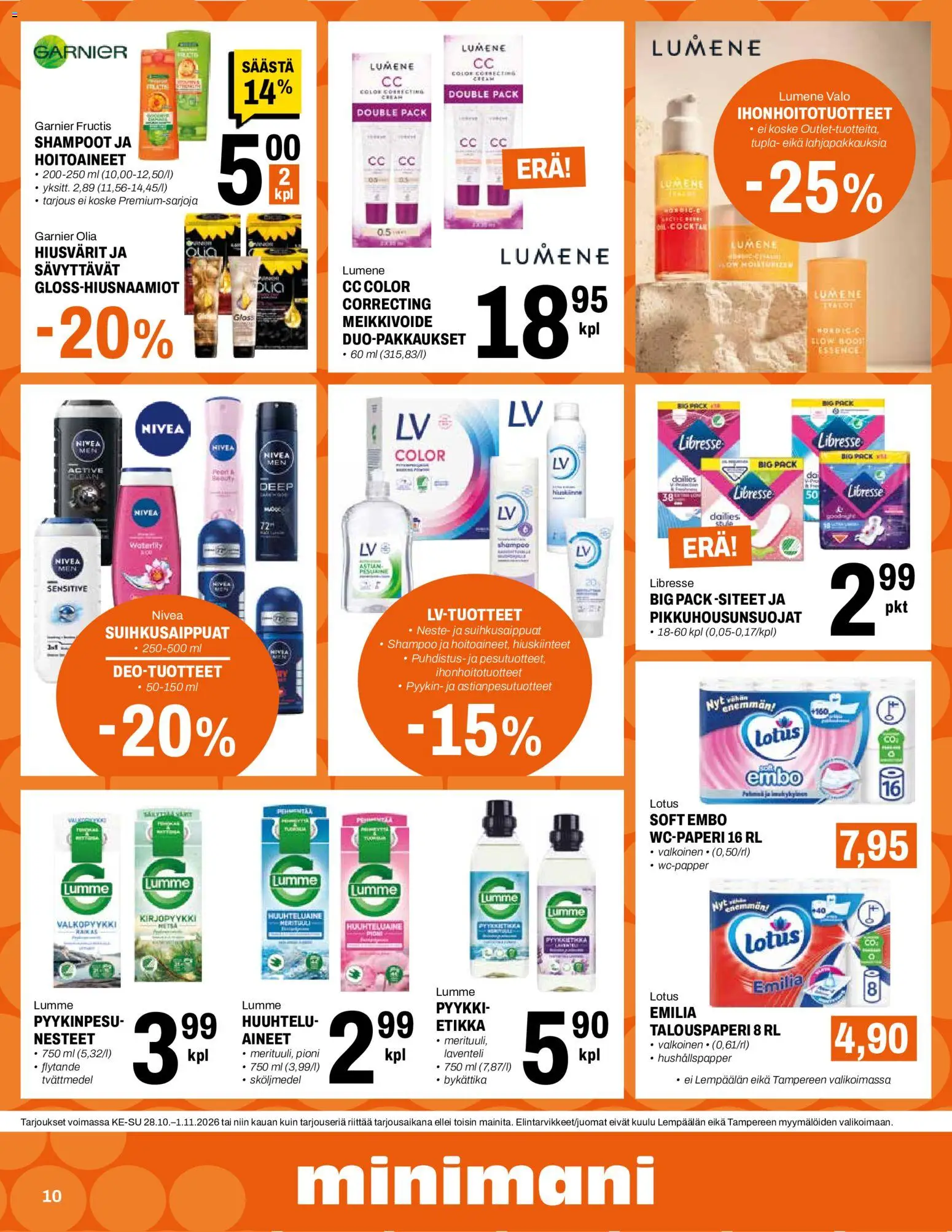 Minimani tarjoukset – voimassa 28/10/2026 alkaen | Sivu: 10